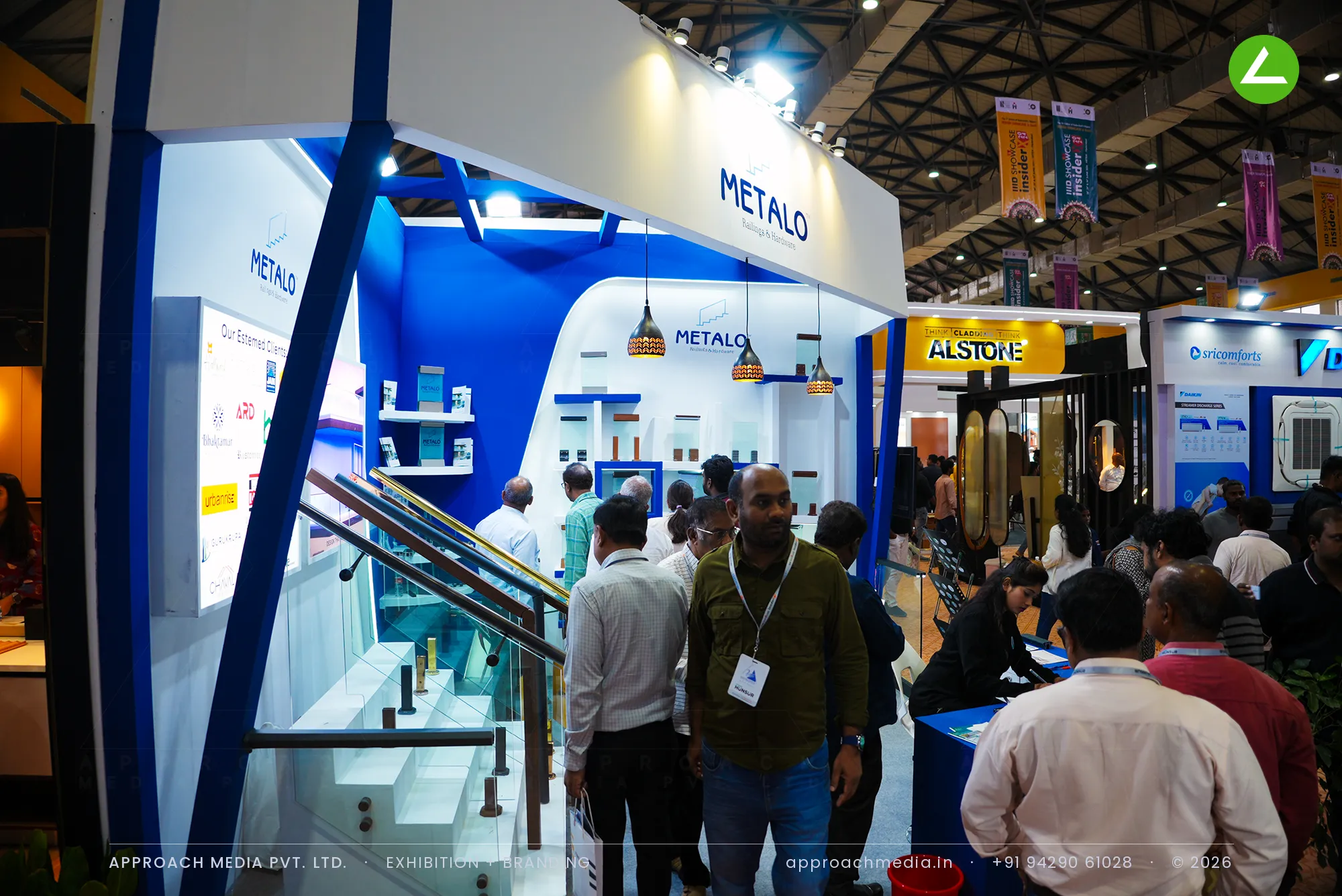 Metalo Railings & Hardware: Exhibition Stall Design at IIID Showcase Hyderabad — photo 2