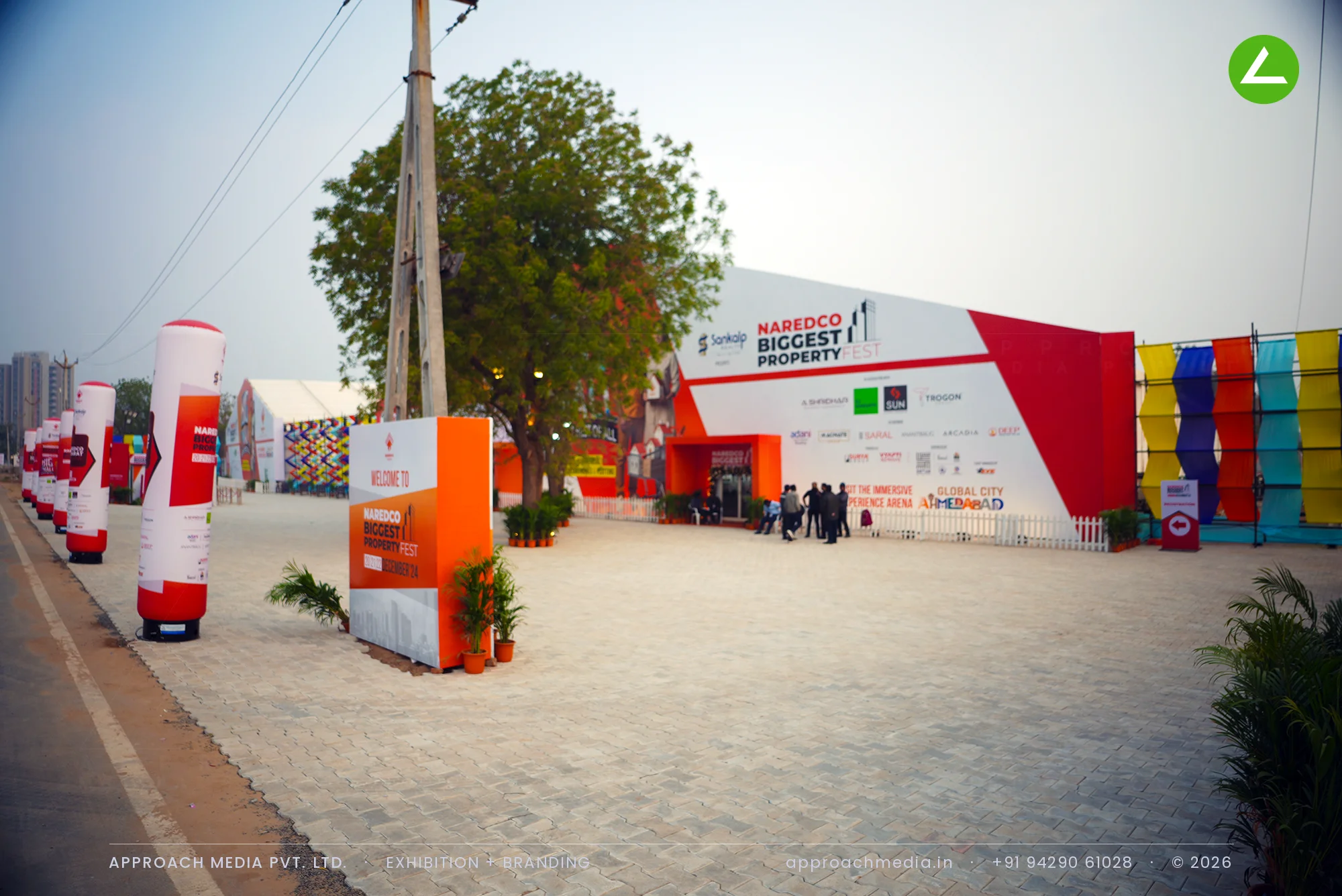 Arcadia: 54 sqm Exhibition Stall Design at NAREDCO Property Expo Ahmedabad — photo 2