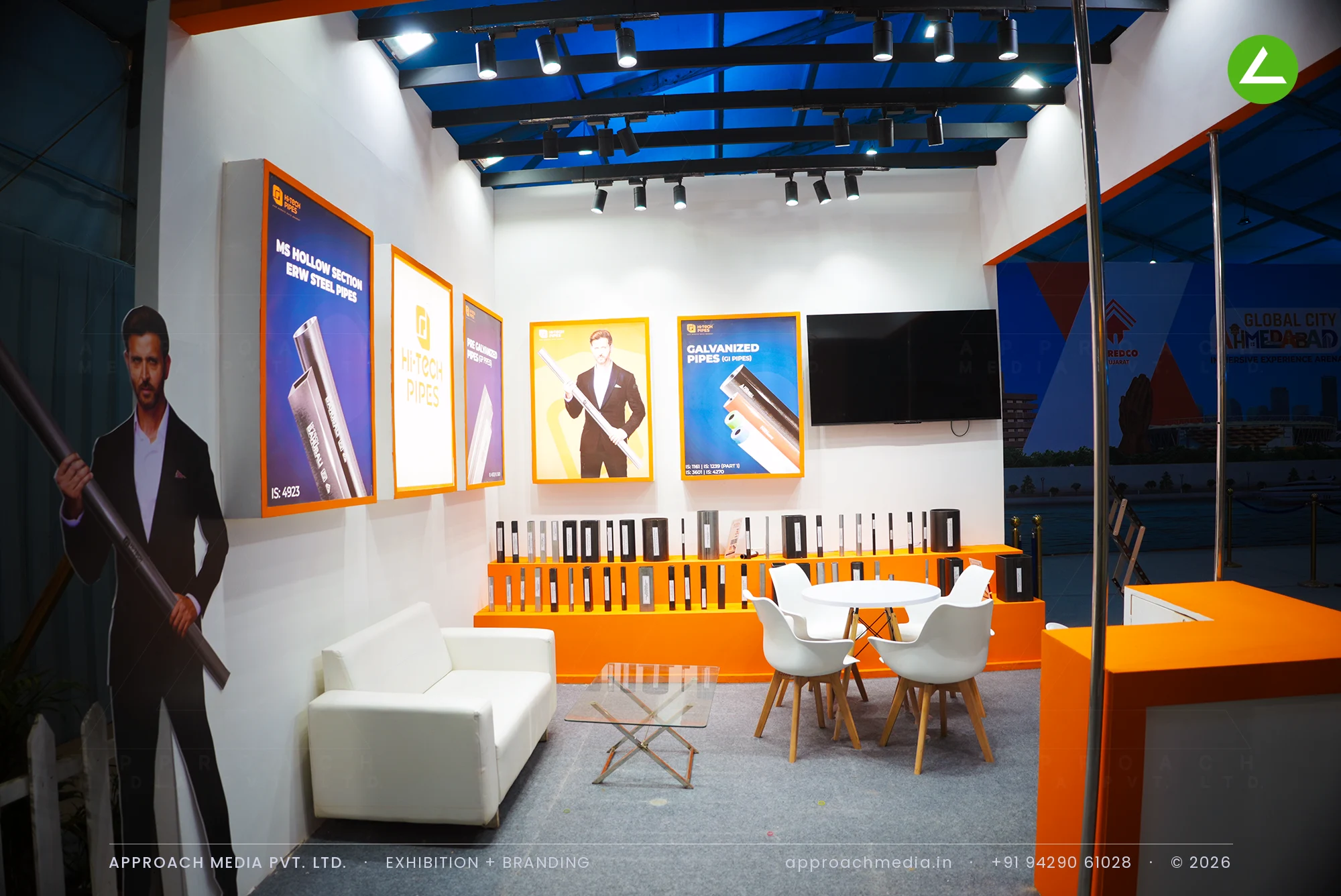 Hi-Tech Pipes on 9 sqm: Exhibition Stall Design at NAREDCO Property Expo Ahmedabad — photo 3