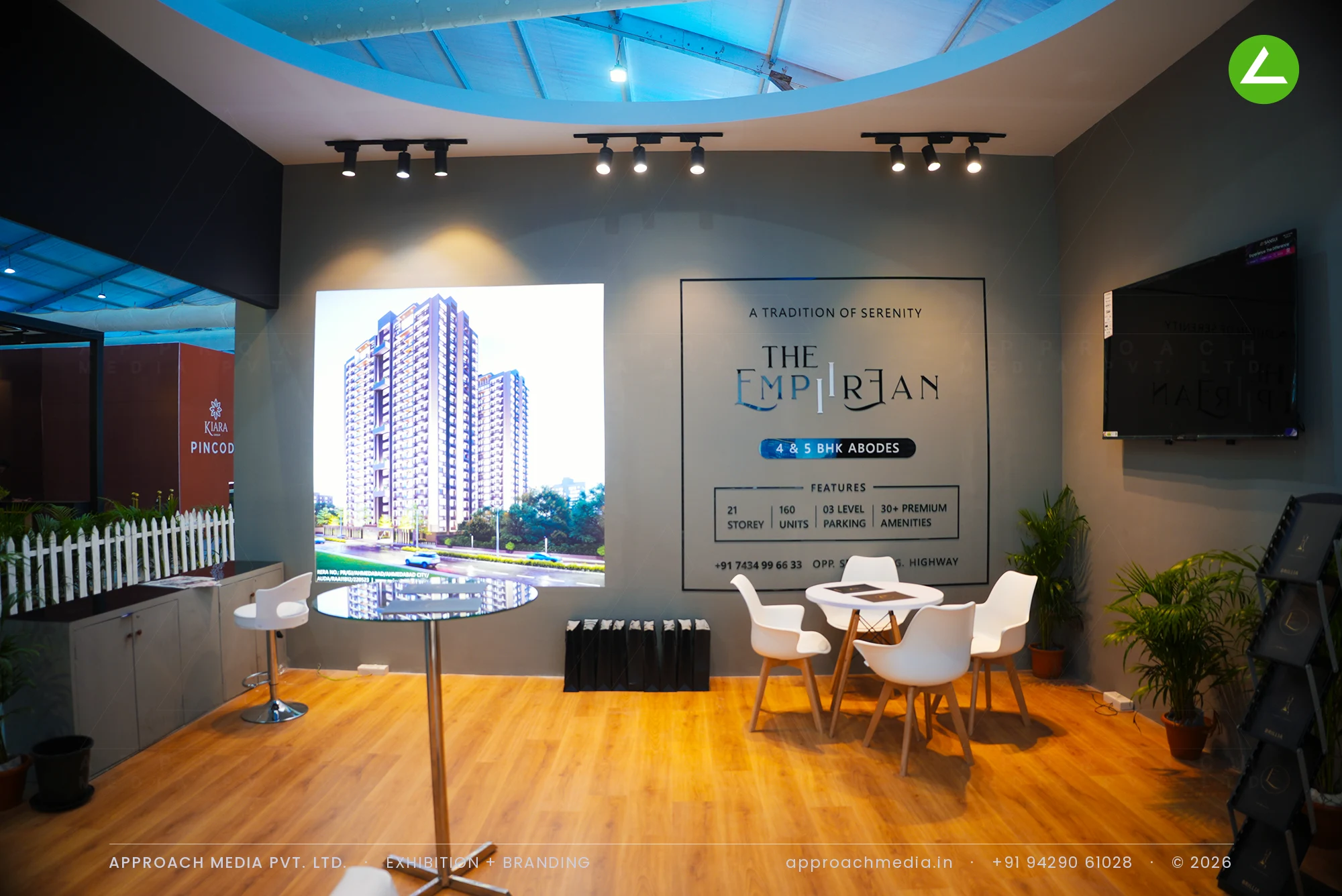The Empyrean - Brillia | Exhibition Stall Design at NAREDCO Property Expo Ahmedabad — photo 4
