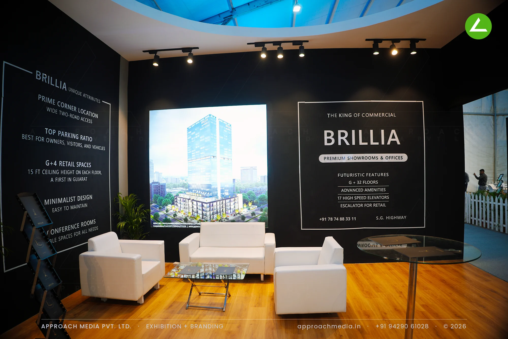 The Empyrean - Brillia | Exhibition Stall Design at NAREDCO Property Expo Ahmedabad — photo 3