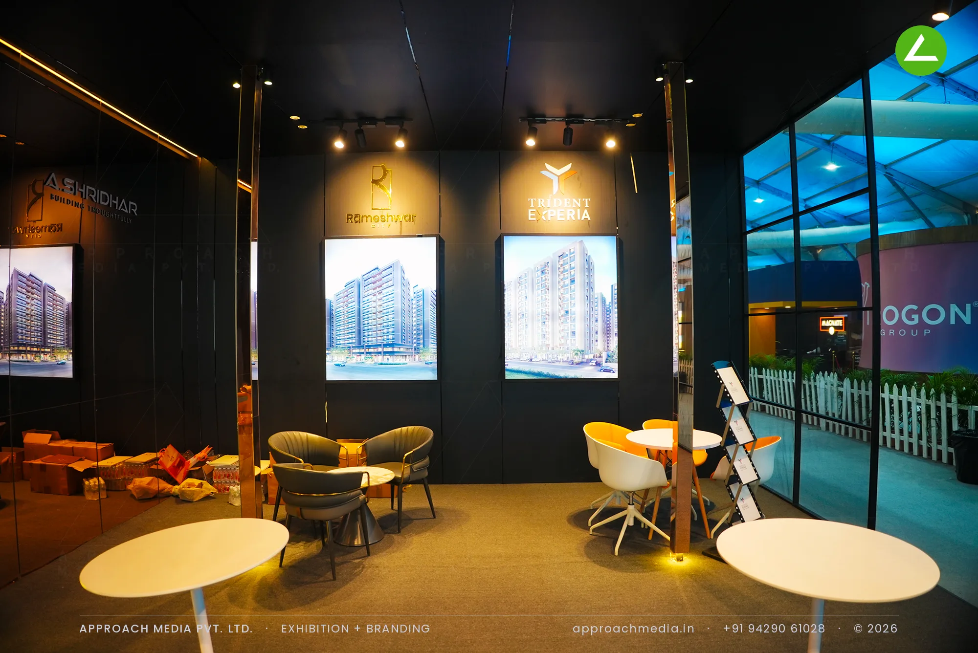 Vyapti Vandematram — 54 sqm Exhibition Stall Design at NAREDCO Property Expo Ahmedabad — photo 4