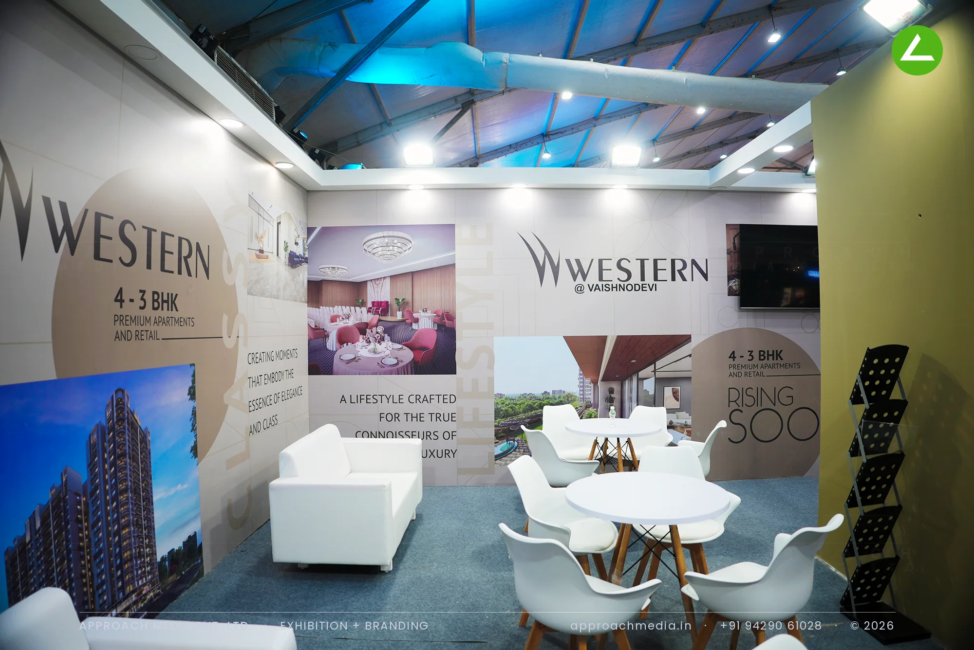 Western at NAREDCO Property Expo Ahmedabad — Exhibition Stall Design for a Pre-Launch — photo 4