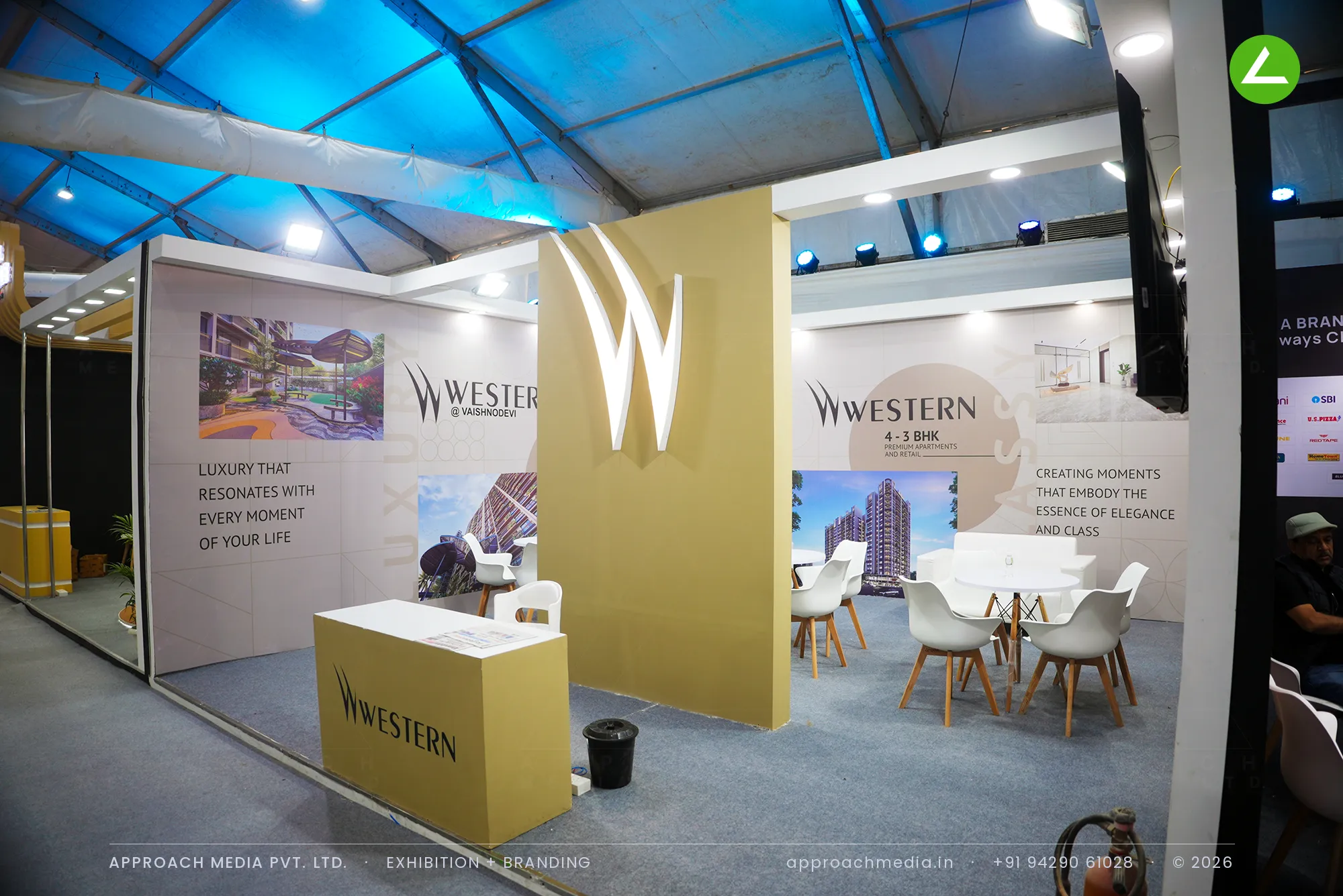 Western at NAREDCO Property Expo Ahmedabad — Exhibition Stall Design for a Pre-Launch — photo 2