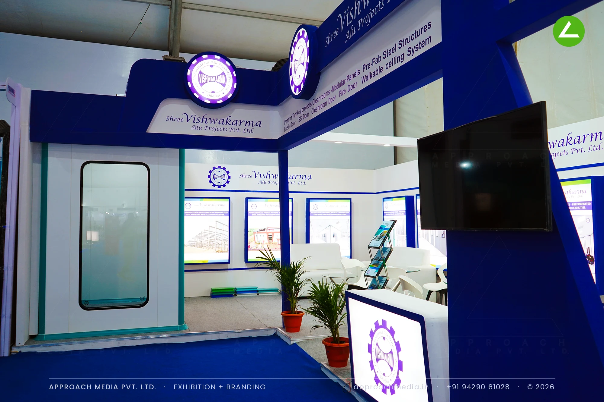 Shree Vishwakarma Alu Projects: Exhibition Stall Design at Pharma Pro Pack Hyderabad — photo 2