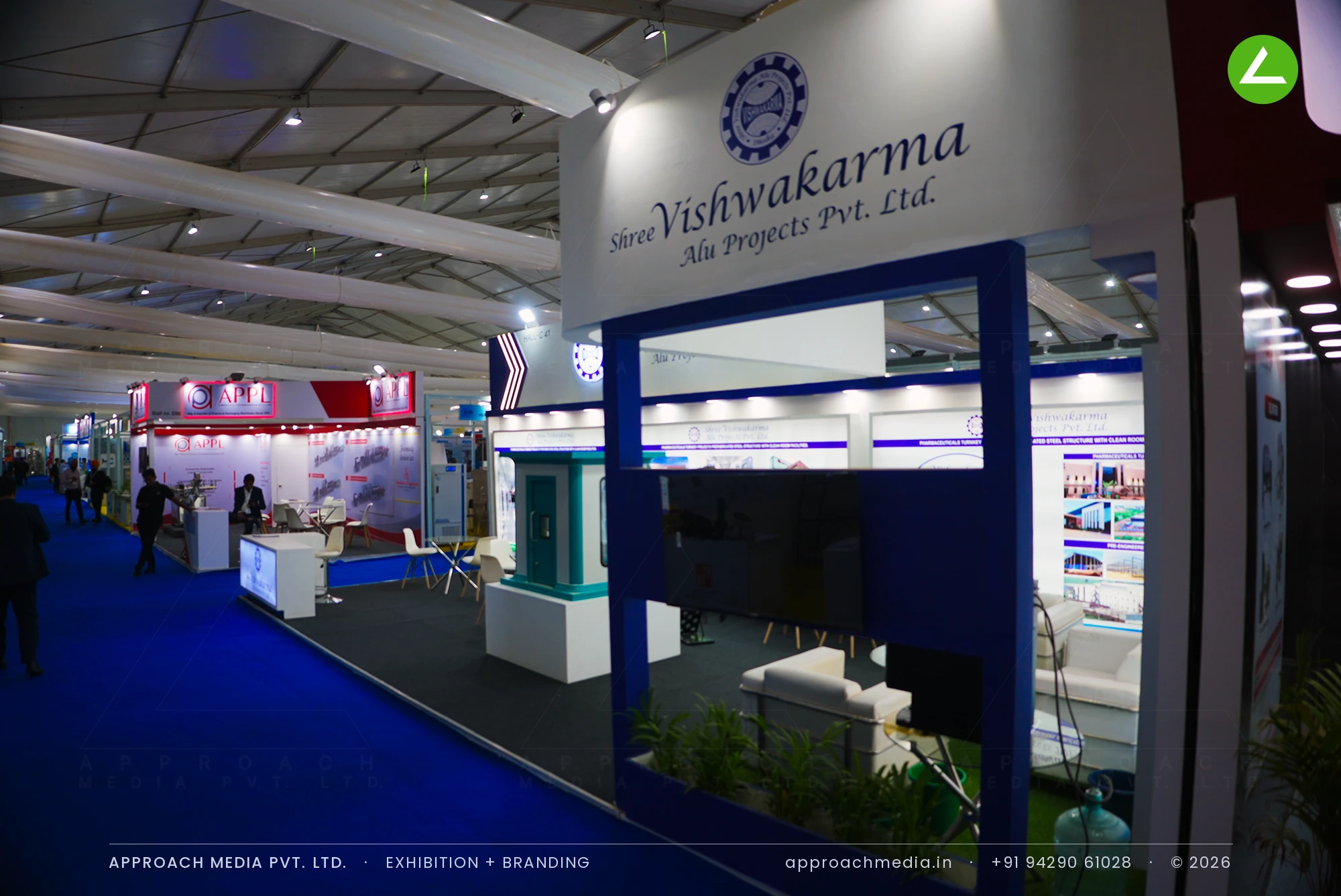 Shree Vishwakarma Alu Projects Pvt Ltd — Exhibition Stall Design at Pharmatech Expo Chandigarh — photo 2