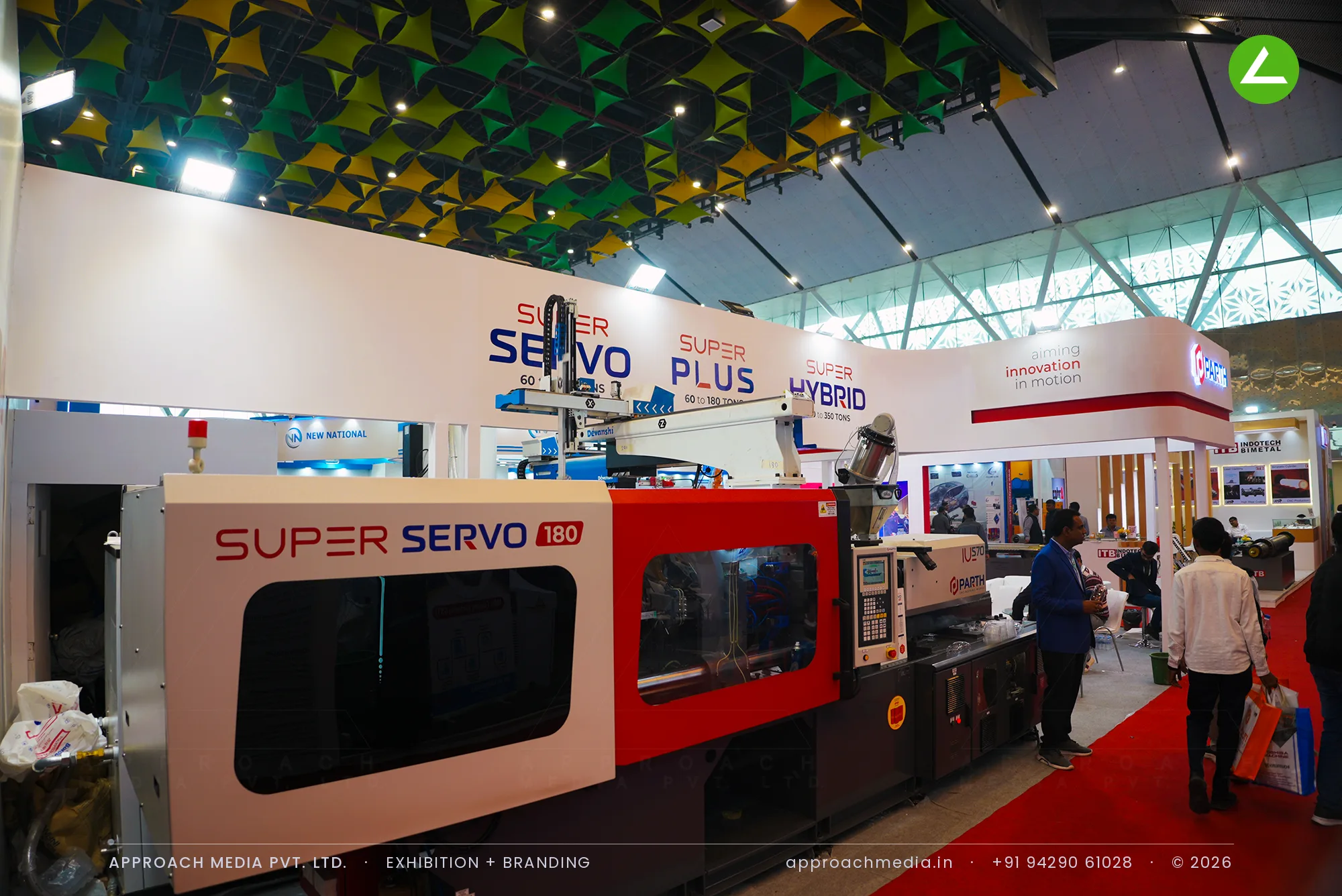 PARTH 72 sqm Exhibition Stall Design at Plastfocus New Delhi 2024 — photo 3