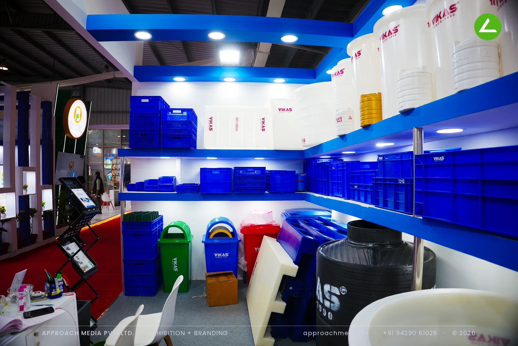 Aahaan Polycare Pvt. Ltd — 18 sqm Exhibition Stall Design at Plexpo India Gandhinagar — photo 4