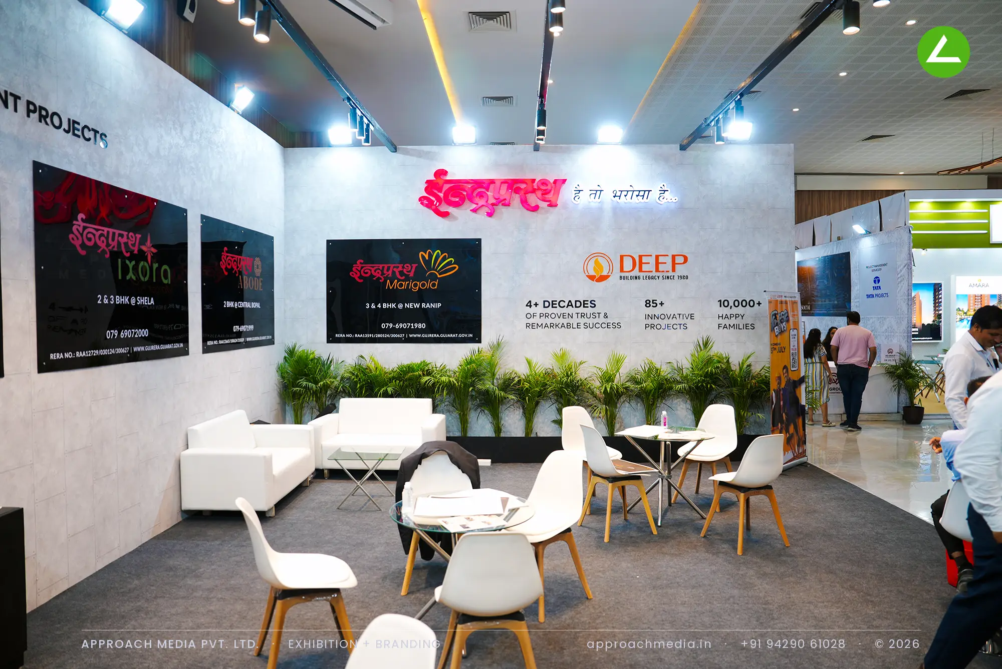 Deep (Indraprasth) — 54 sqm Exhibition Stall Design at Property Expo 2024 — photo 4