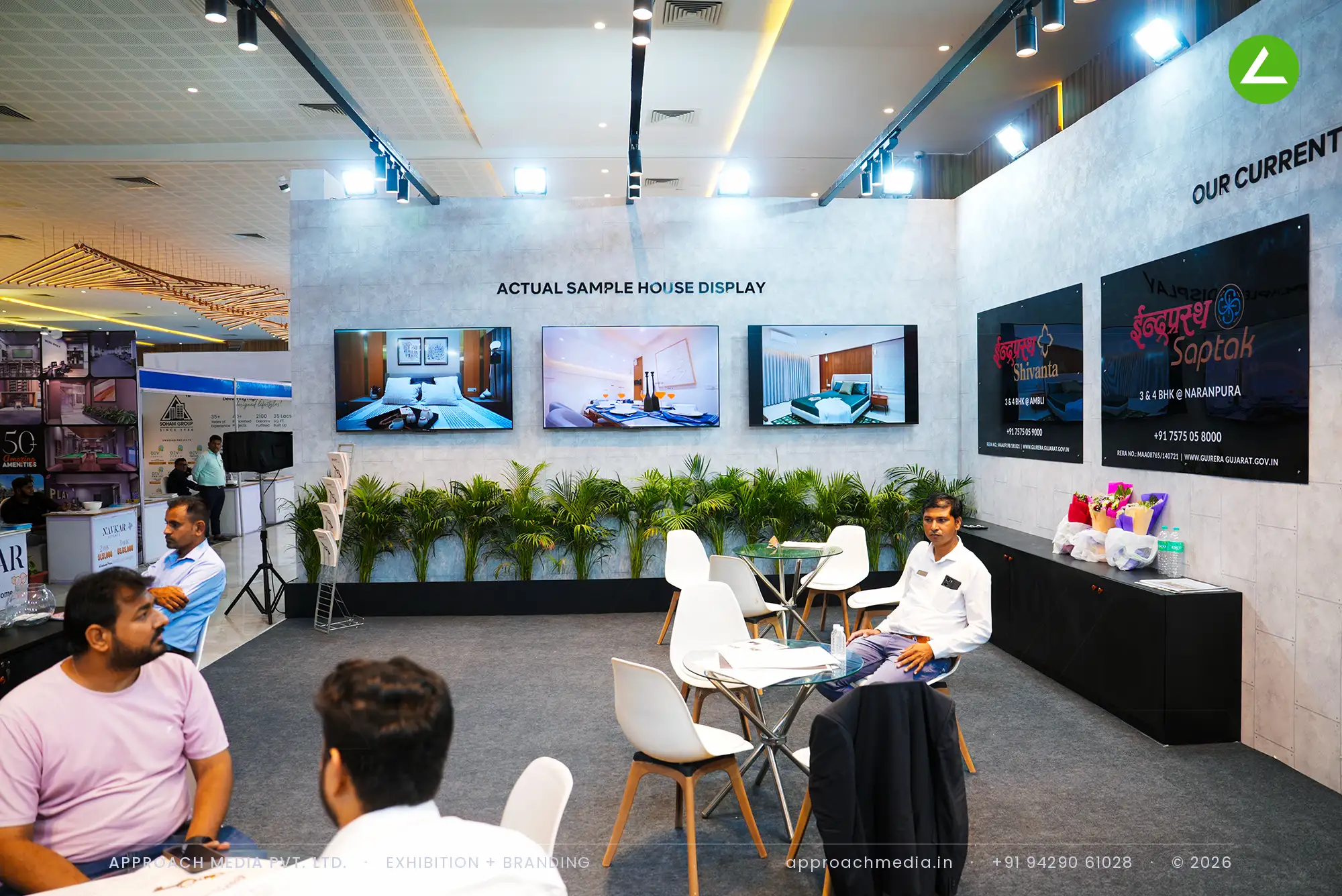 Deep (Indraprasth) — 54 sqm Exhibition Stall Design at Property Expo 2024 — photo 3