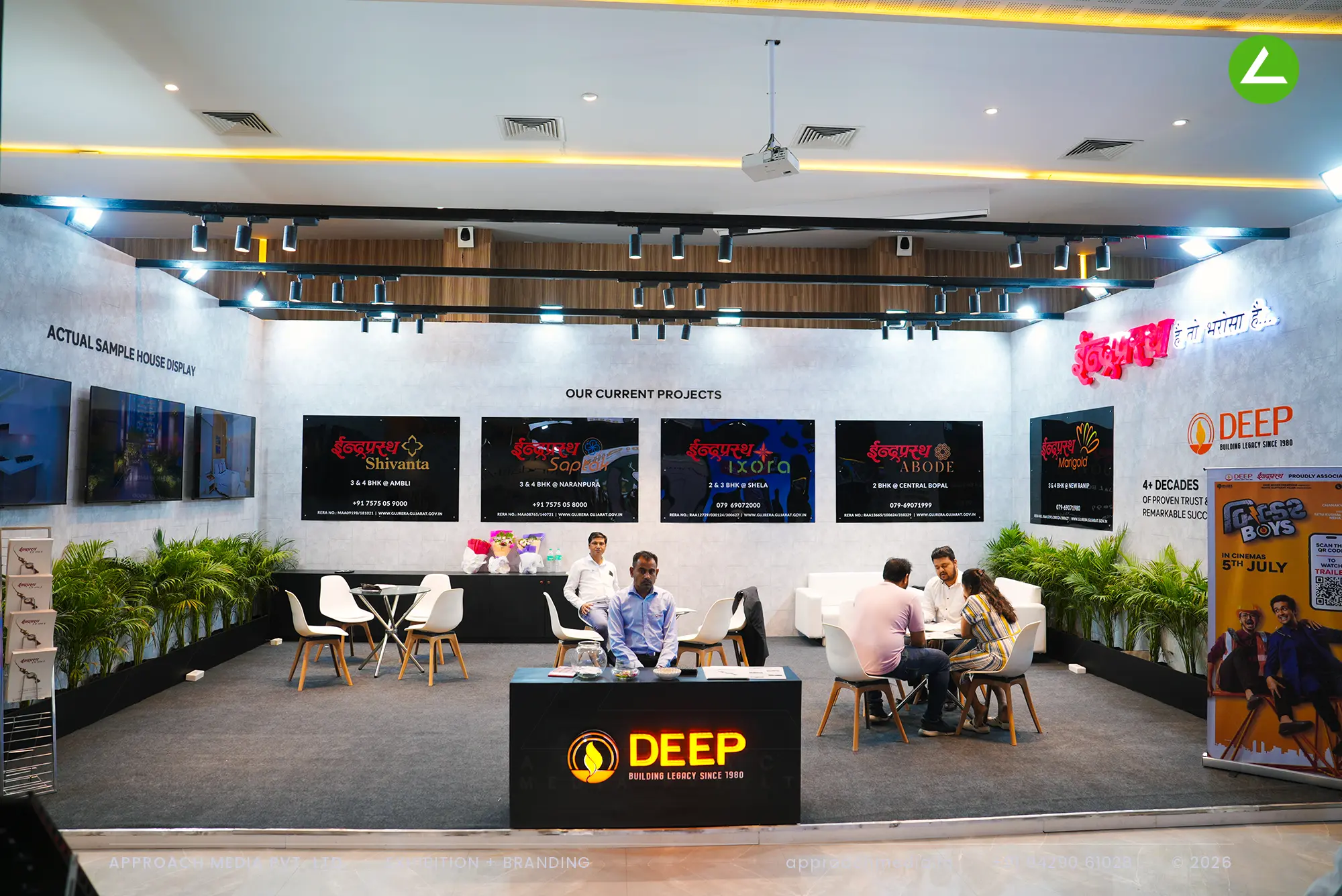 Deep (Indraprasth) — 54 sqm Exhibition Stall Design at Property Expo 2024 — photo 2