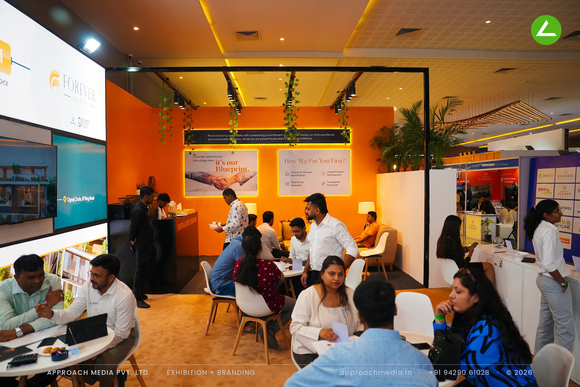 Forever Young by Reneev & Ganesh Group — 72 sqm exhibition stall design at Property Expo 2024 — photo 4