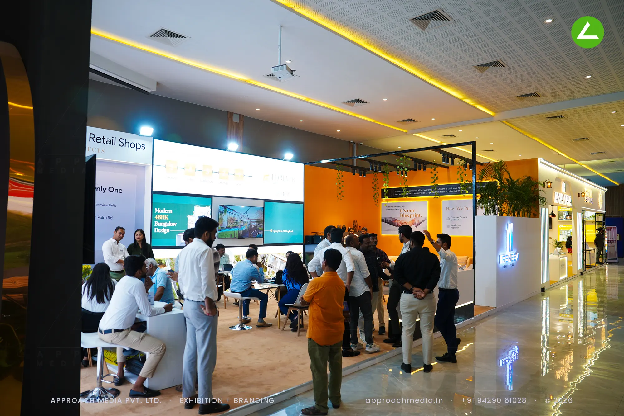 Forever Young by Reneev & Ganesh Group — 72 sqm exhibition stall design at Property Expo 2024 — photo 2