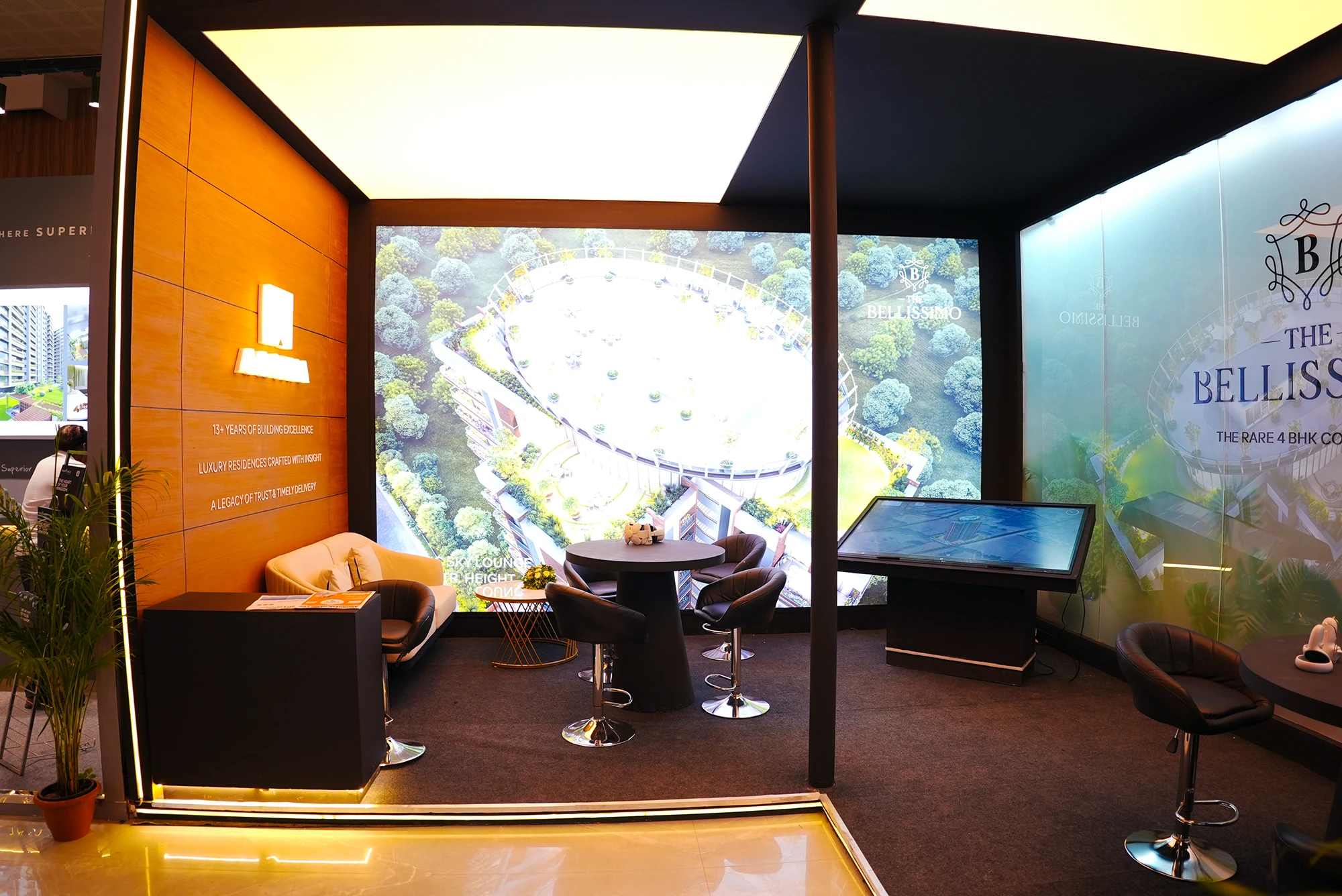 Real Estate Exhibition Stall Design at Ahmedabad Mirror Property Expo — Aastha 2025 — photo 2