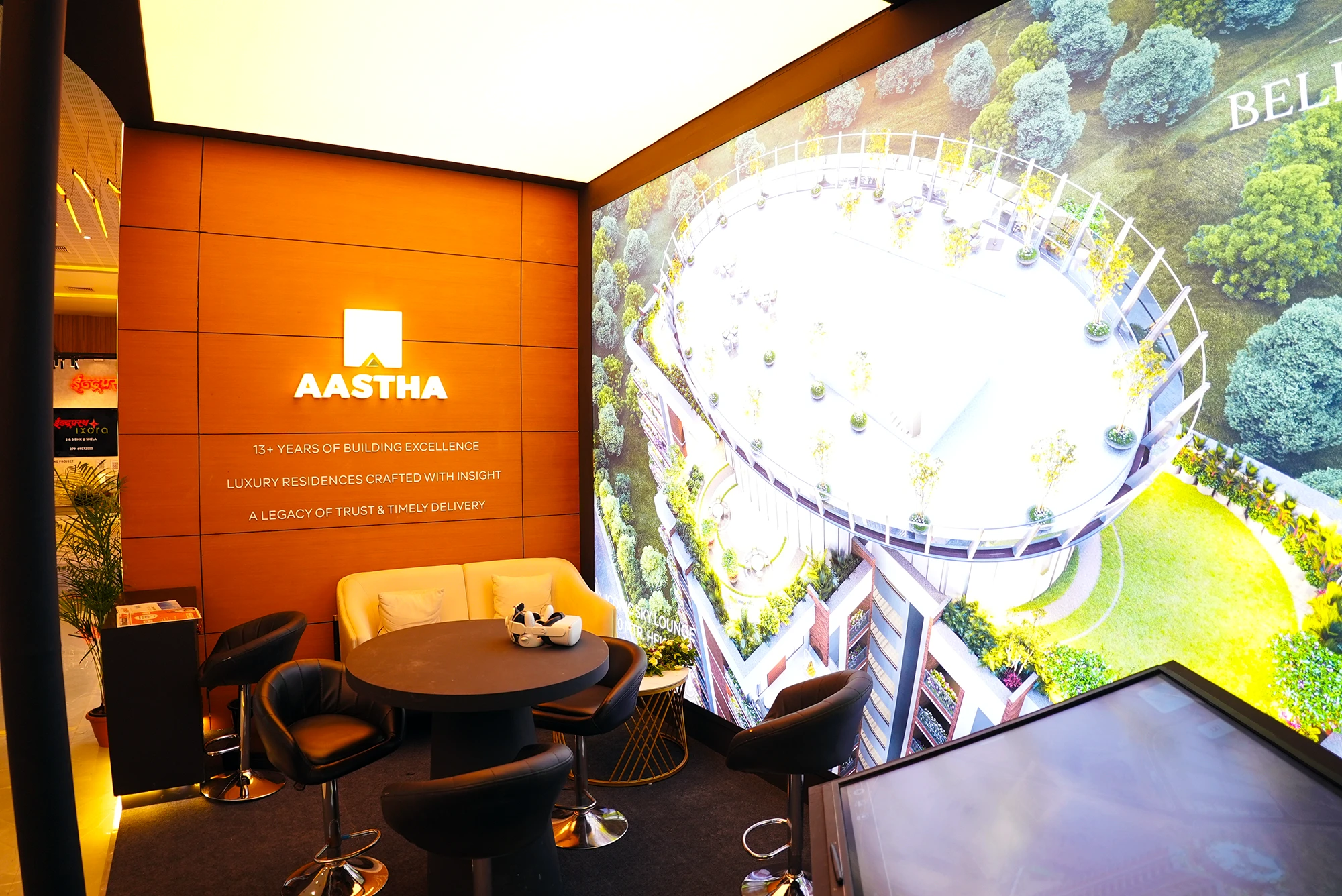 Real Estate Exhibition Stall Design at Ahmedabad Mirror Property Expo — Aastha 2025 — photo 3