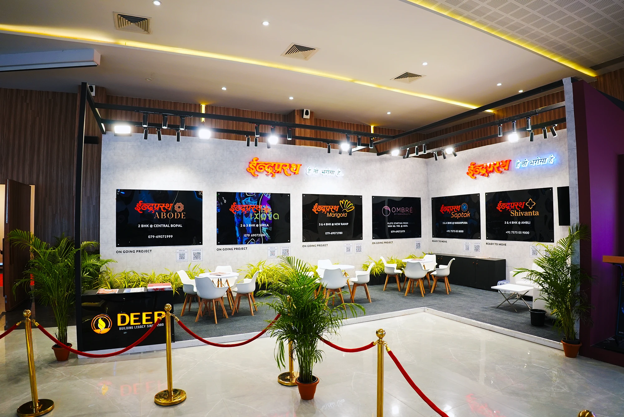Property Developer Exhibition Stall Design at Ahmedabad Mirror Property Expo — Deep Builder 2025 — photo 2
