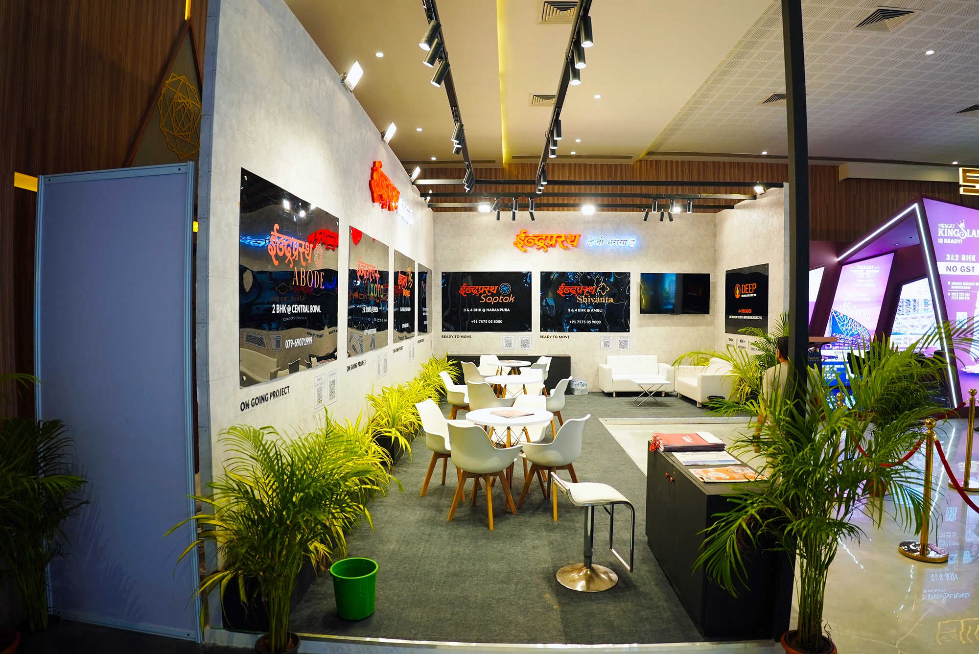 Property Developer Exhibition Stall Design at Ahmedabad Mirror Property Expo — Deep Builder 2025 — photo 4