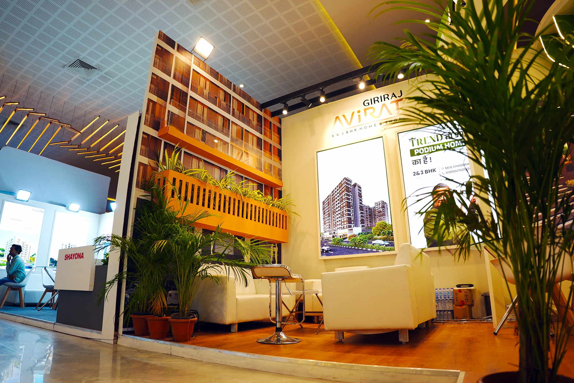 Residential Project Exhibition Stall Design at Ahmedabad Mirror Property Expo — Giriraj Avirat 2025 — photo 2