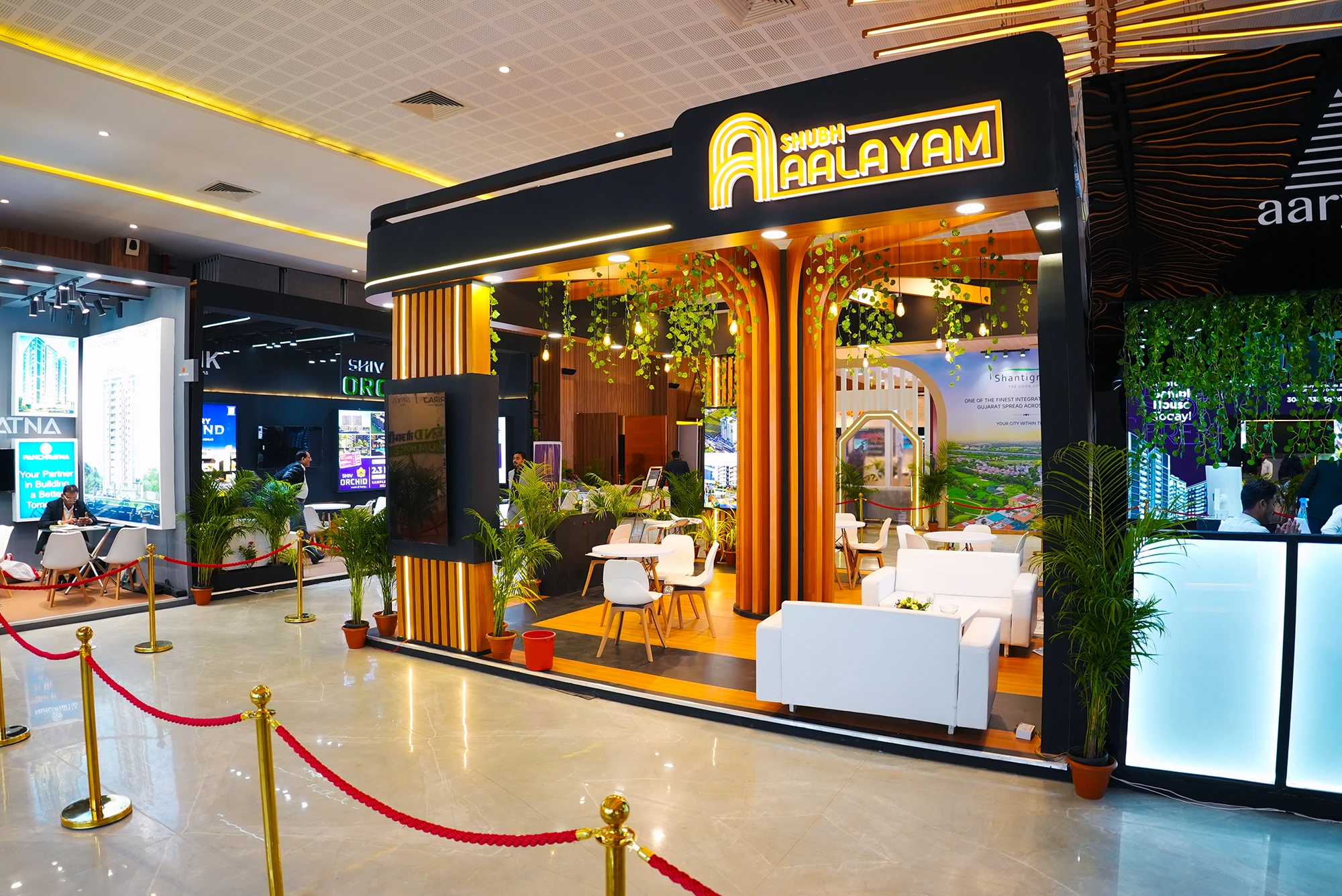 Housing Project Exhibition Stall Design at Ahmedabad Mirror Property Expo — Shubh Aaalayam 2025 — photo 4