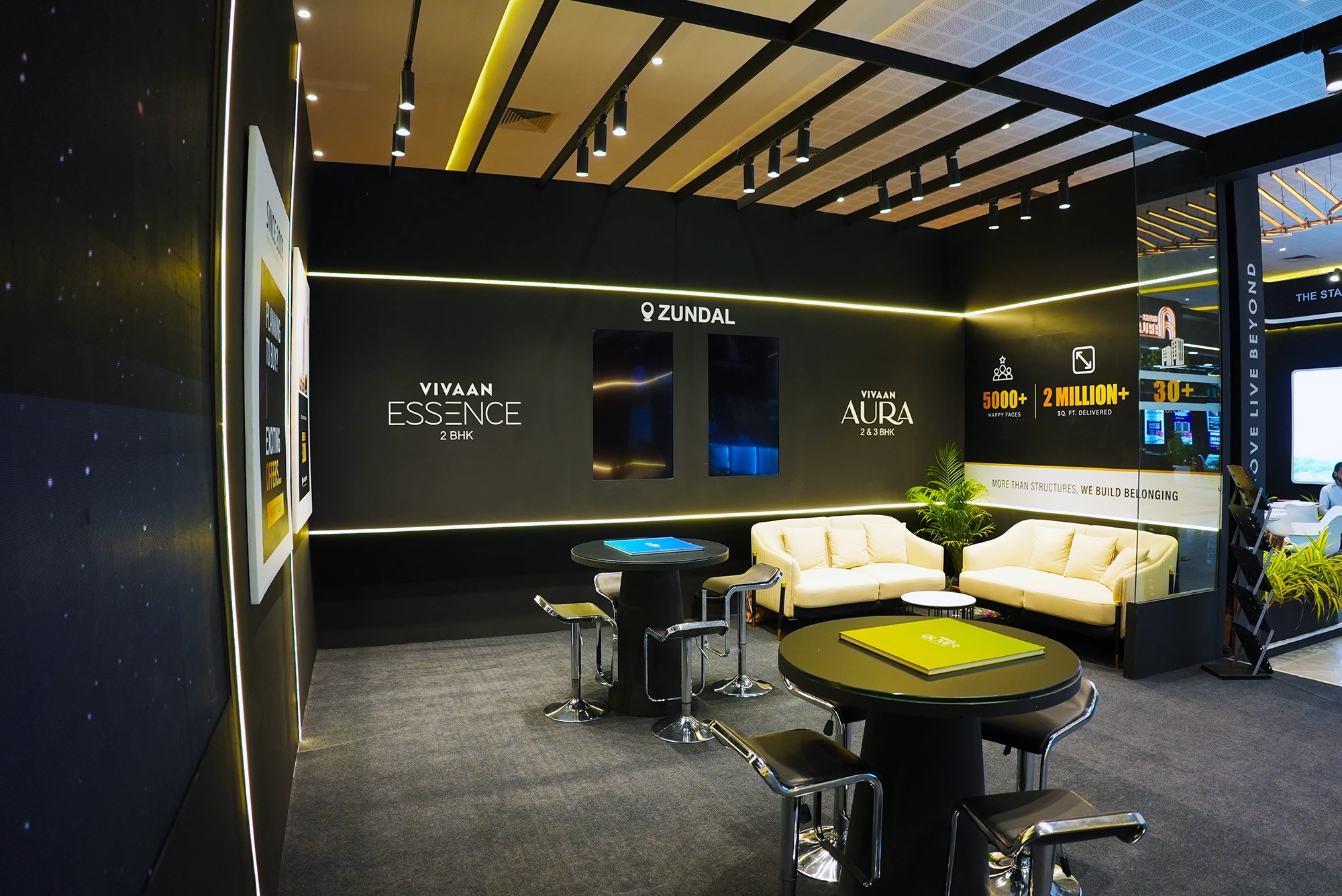 Luxury Real Estate Exhibition Stall Design at Ahmedabad Mirror Property Expo — Vivan 2025 — photo 4