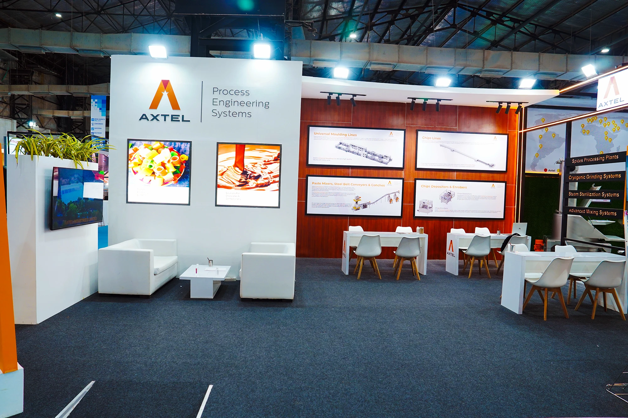 Food Processing Machinery Exhibition Stall Design at Anufood Expo Delhi — Axtel 2025 — photo 2