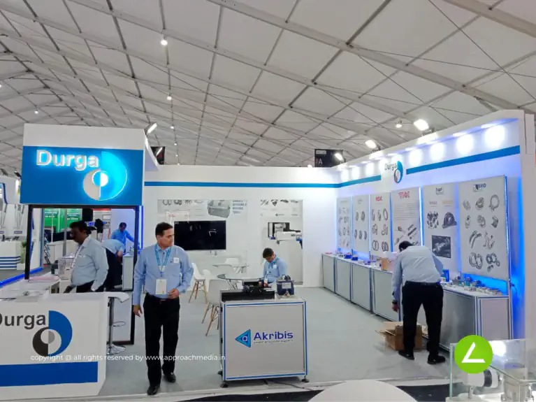 Industrial Machinery Exhibition Stall Design at IMPEX Delhi — Durga 2025 — photo 2
