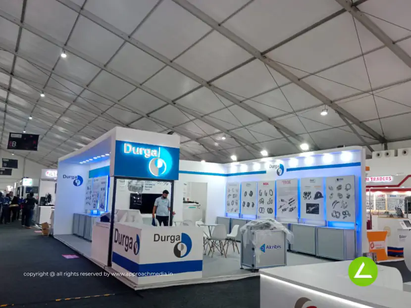 Industrial Machinery Exhibition Stall Design at IMPEX Delhi — Durga 2025 — photo 4