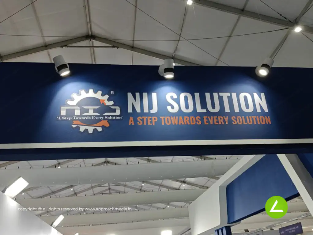 Pharmaceutical Exhibition Stall Design at Pharmatech Chandigarh — Nij Solution 2025 — photo 4