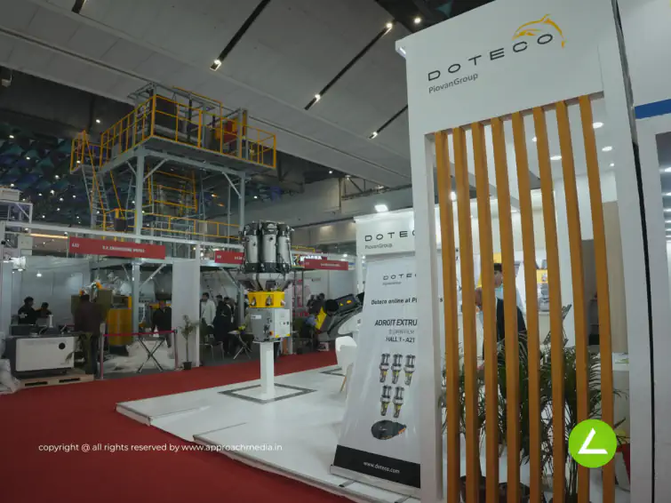Plastic Extrusion Machinery Exhibition Stall Design at Plastfocus Delhi — Doteco 2025 — photo 2