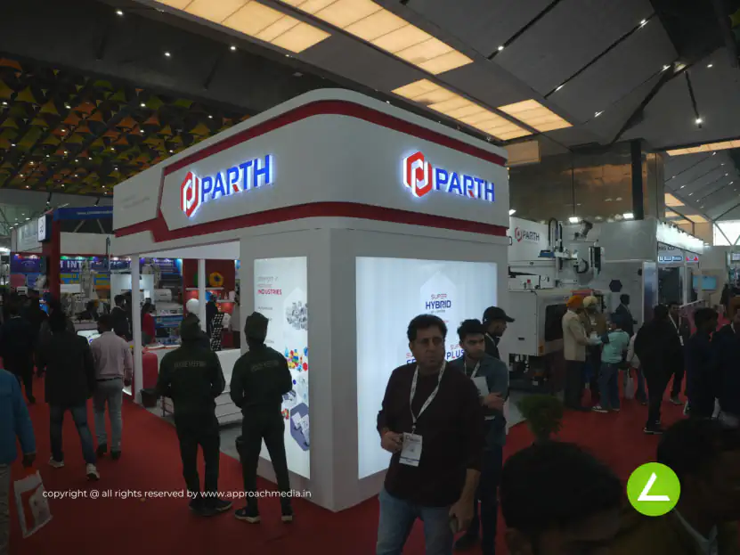 Medical Plastics Exhibition Stall Design at Plastfocus Delhi — Parth 2025 — photo 2