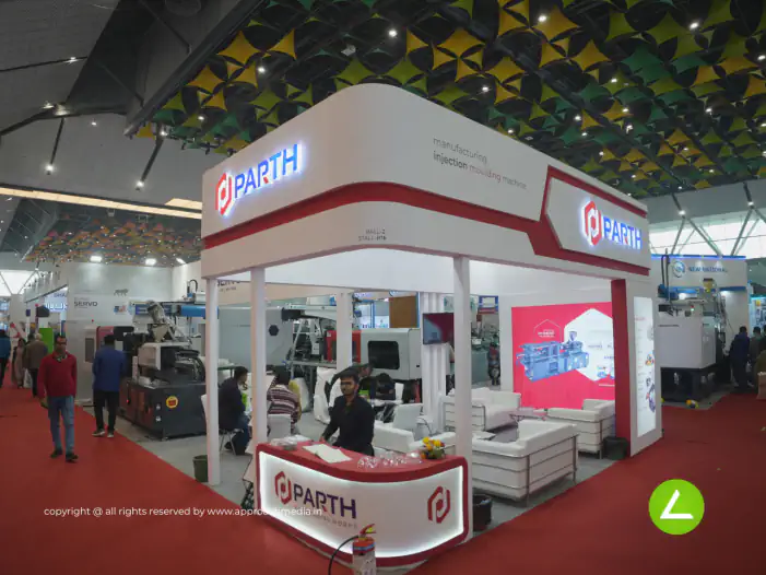 Medical Plastics Exhibition Stall Design at Plastfocus Delhi — Parth 2025 — photo 3