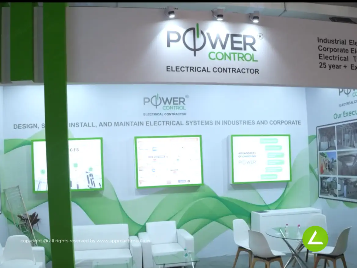 Power Control Panel Exhibition Stall Design at Plexpo Gandhinagar — Power Control 2025 — photo 3