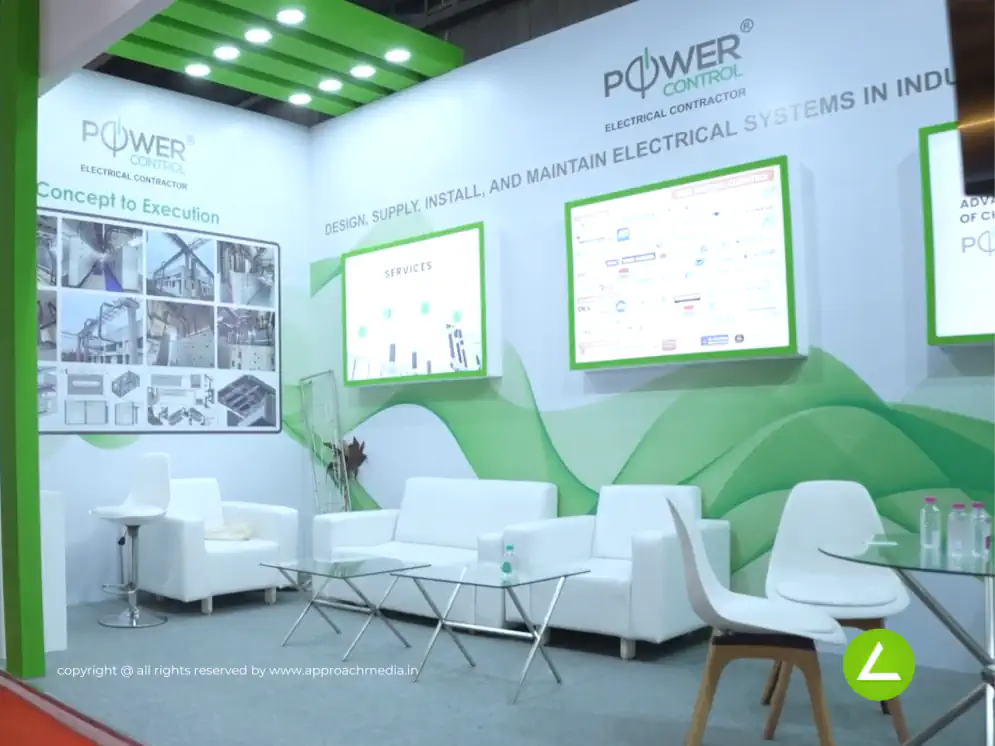 Power Control Panel Exhibition Stall Design at Plexpo Gandhinagar — Power Control 2025 — photo 4