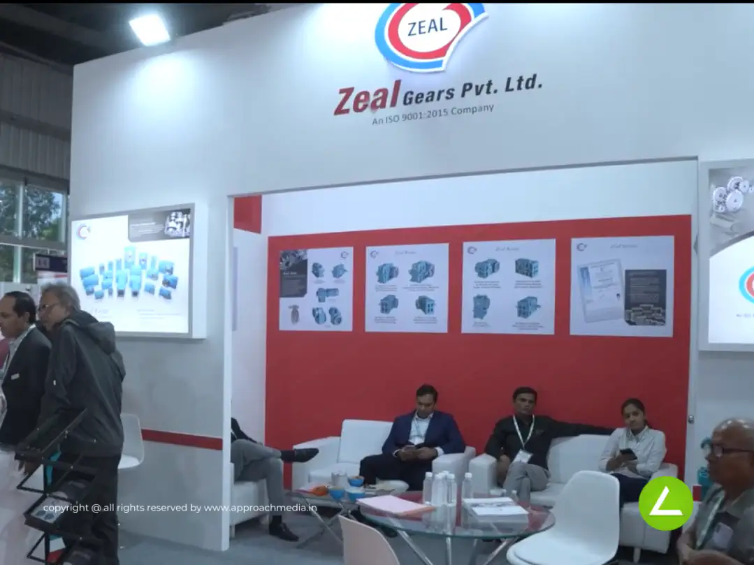 Gears & Gearbox Exhibition Stall Design at Plexpo Gandhinagar — Zeal Gears 2025 — photo 2
