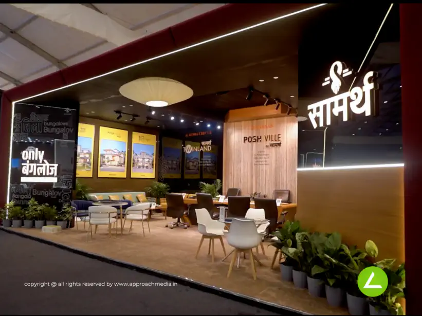 Residential Real Estate Exhibition Stall Design at Tricity Property Show Gandhinagar — Samarth 2025 — photo 3