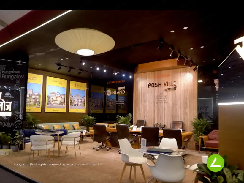Residential Real Estate Exhibition Stall Design at Tricity Property Show Gandhinagar — Samarth 2025 — photo 4