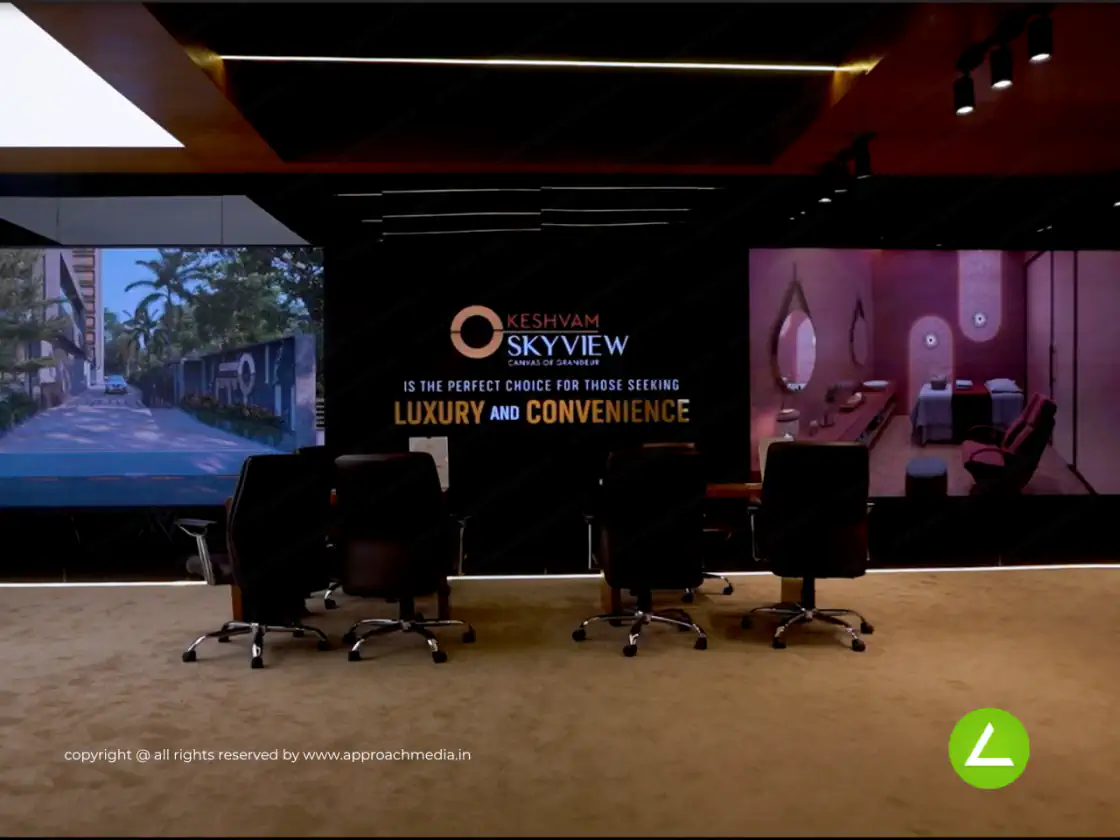 Township Project Exhibition Stall Design at Tricity Property Show Gandhinagar — Swaminarayana Group 2025 — photo 3