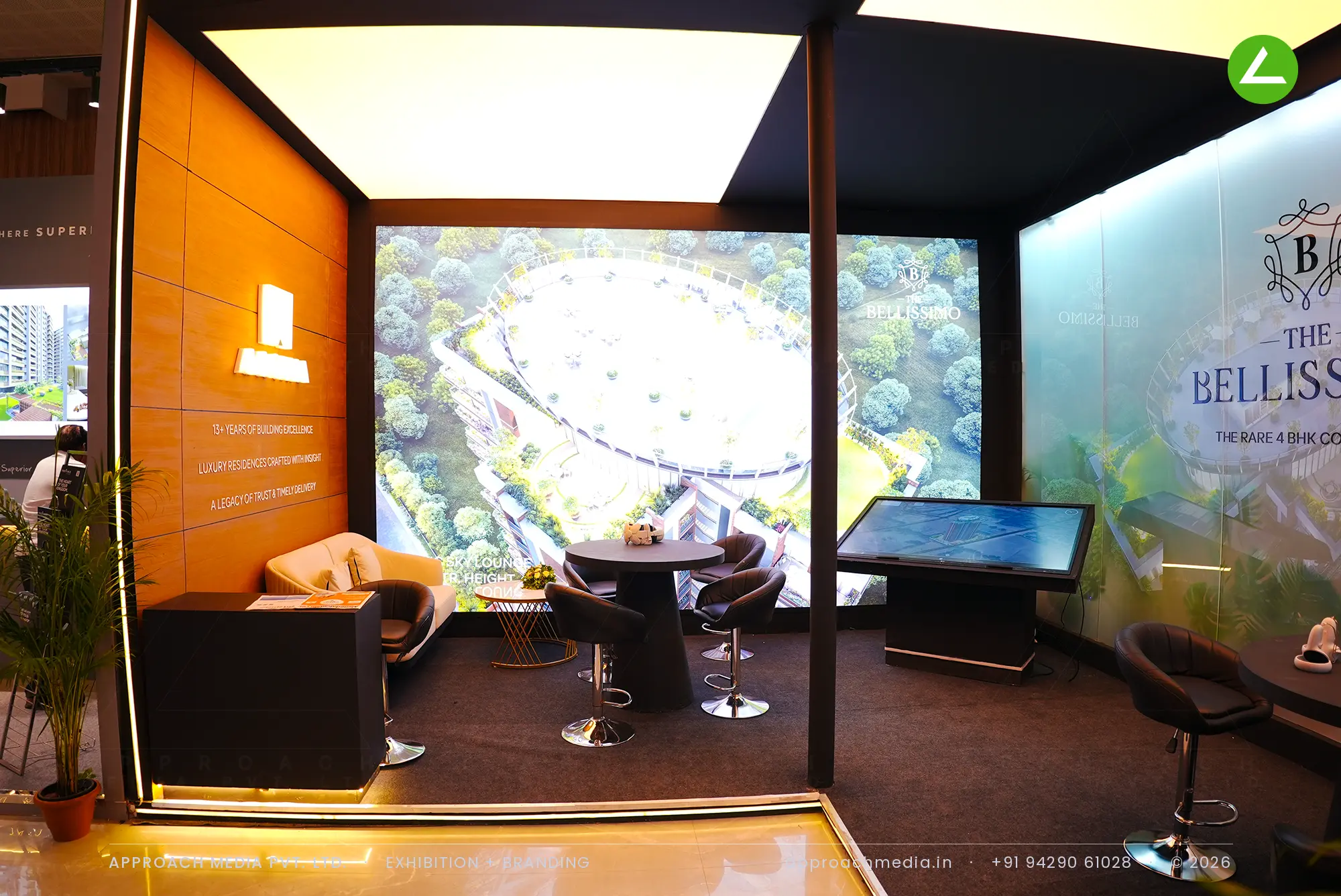 Aastha's 27 sqm exhibition stall design at Ahmedabad Mirror Property Expo Ahmedabad — photo 2