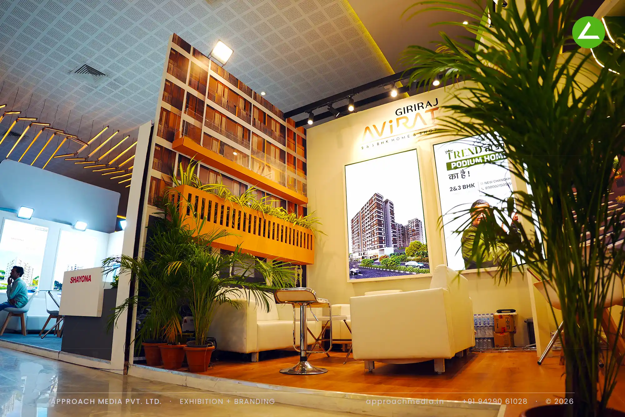 Giriraj Avirat: 27 sqm exhibition stall design at Ahmedabad Mirror Property Expo Ahmedabad — photo 2