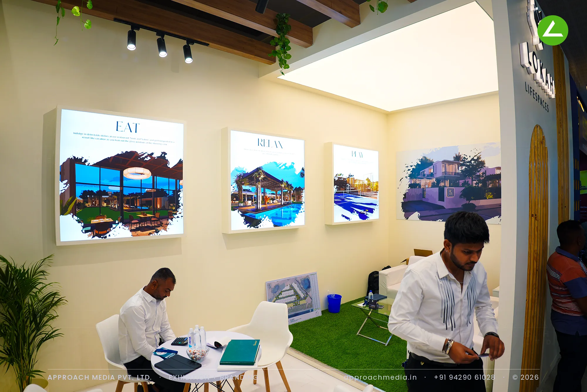 Lokahi Lifespaces: exhibition stall design at Ahmedabad Mirror Property Expo, Ahmedabad — photo 4