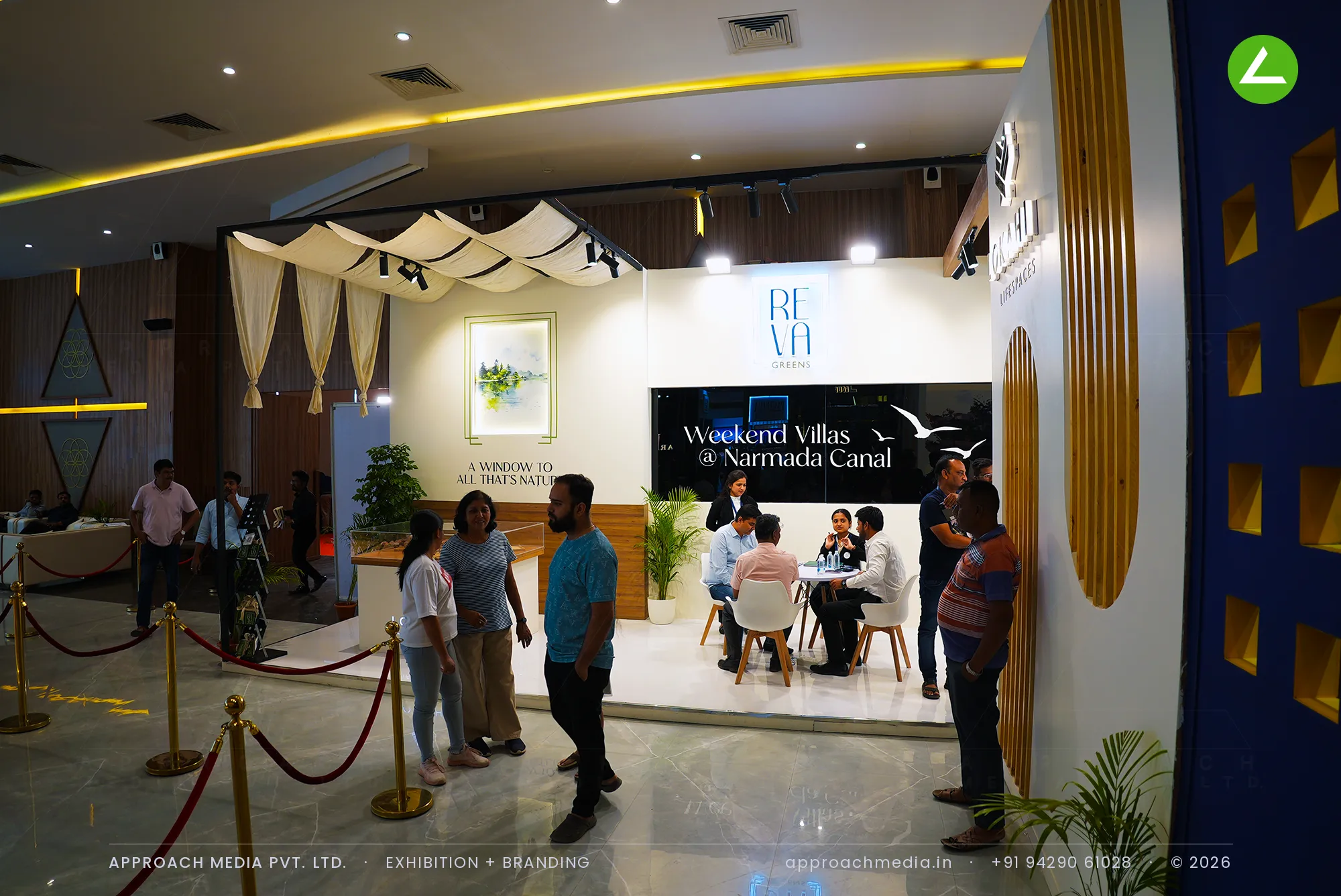 Lokahi Lifespaces: exhibition stall design at Ahmedabad Mirror Property Expo, Ahmedabad — photo 3