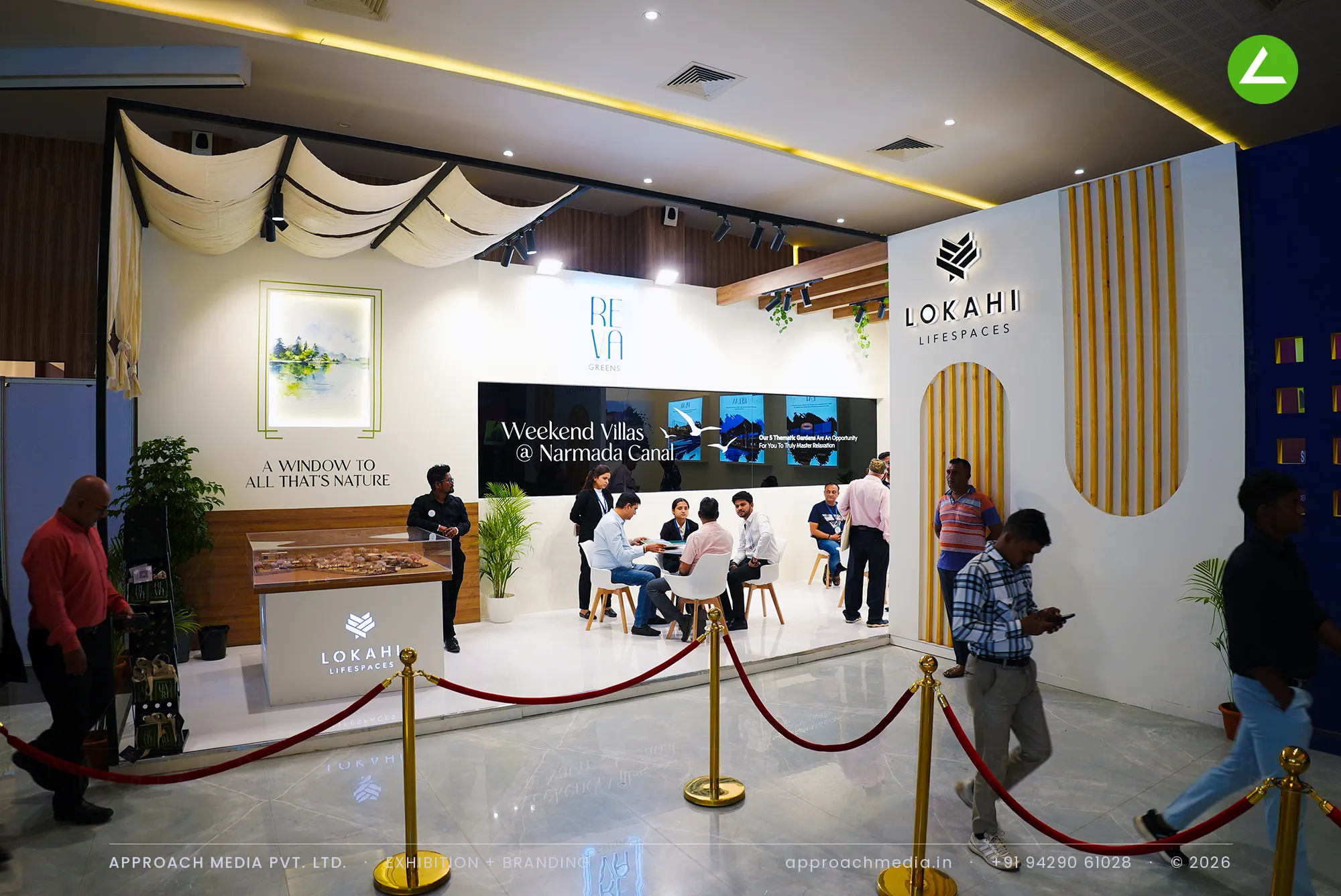 Lokahi Lifespaces: exhibition stall design at Ahmedabad Mirror Property Expo, Ahmedabad — photo 2