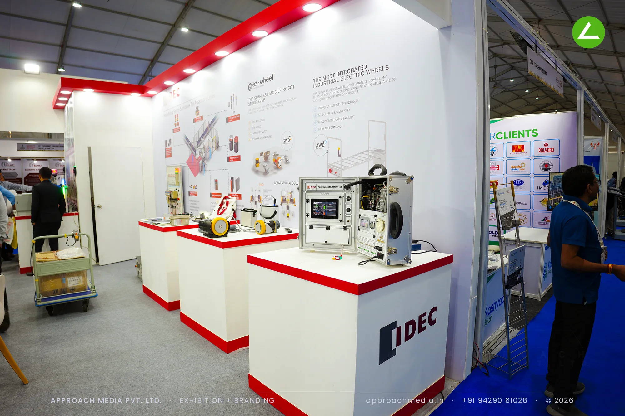 IDEC with Orchid Technology: exhibition stall design at Dahej Industrial Expo, Bharuch — photo 4