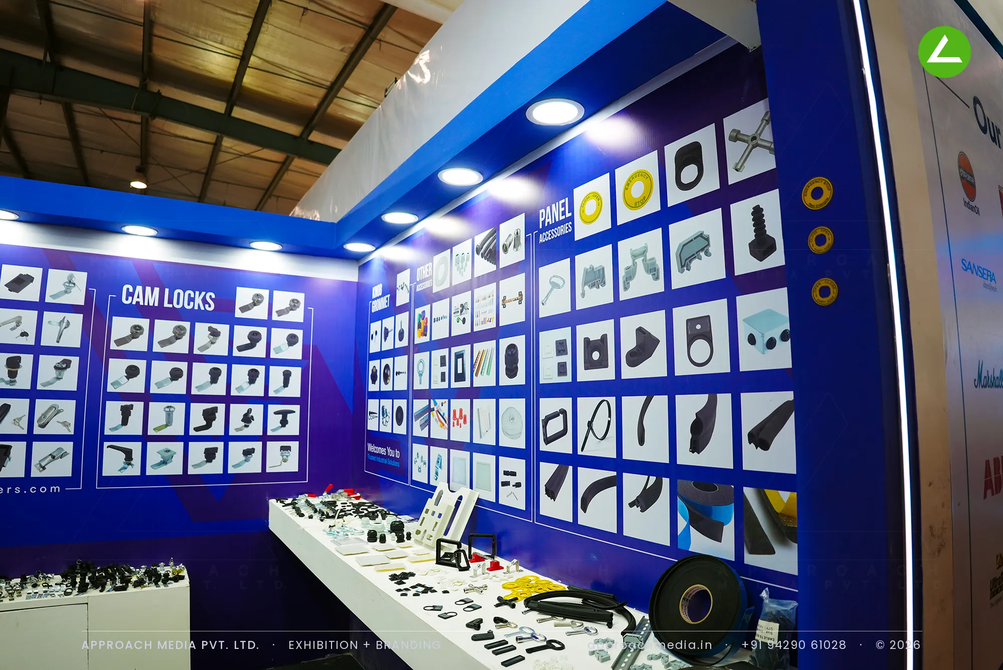 Verix Engineers: Exhibition Stall Design at EngiMach Gandhinagar 2025 — photo 3