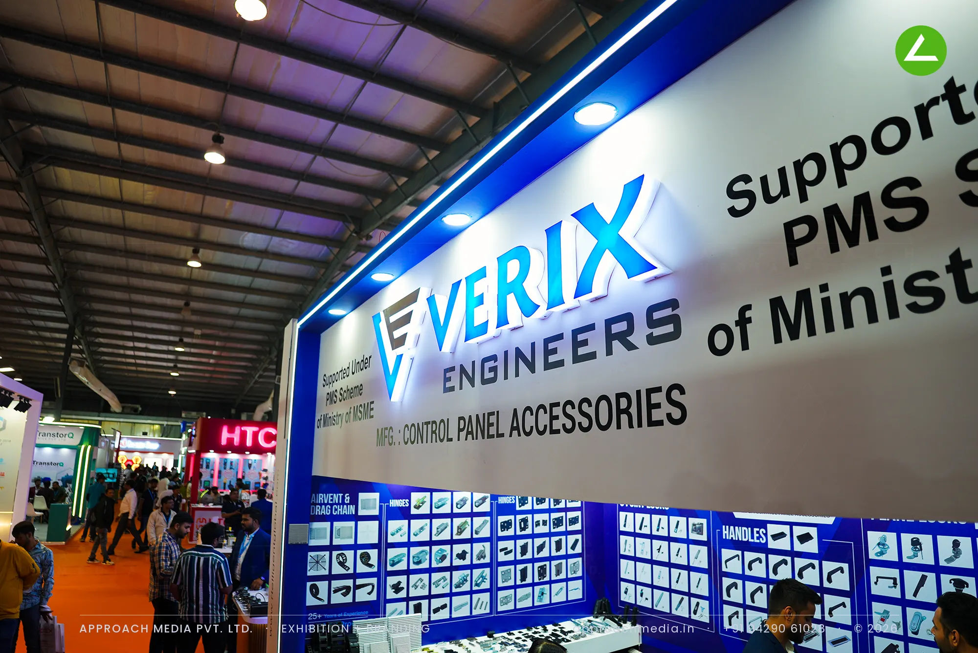 Verix Engineers: Exhibition Stall Design at EngiMach Gandhinagar 2025 — photo 2