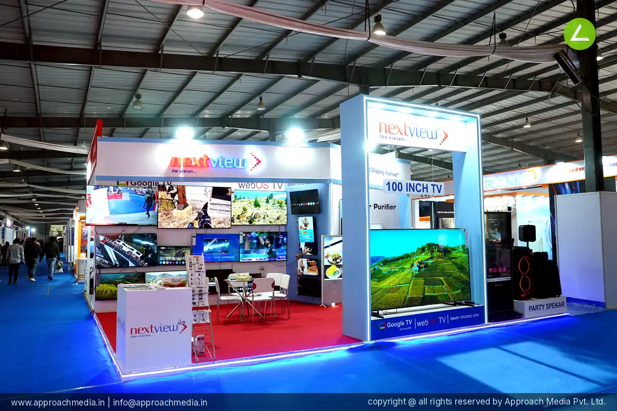Next View 48 SQM 3 Side Open Stall Exhibition Stall Design at FITAG Tech Expo - IT Show, Gandhinagar 2025 photo 1