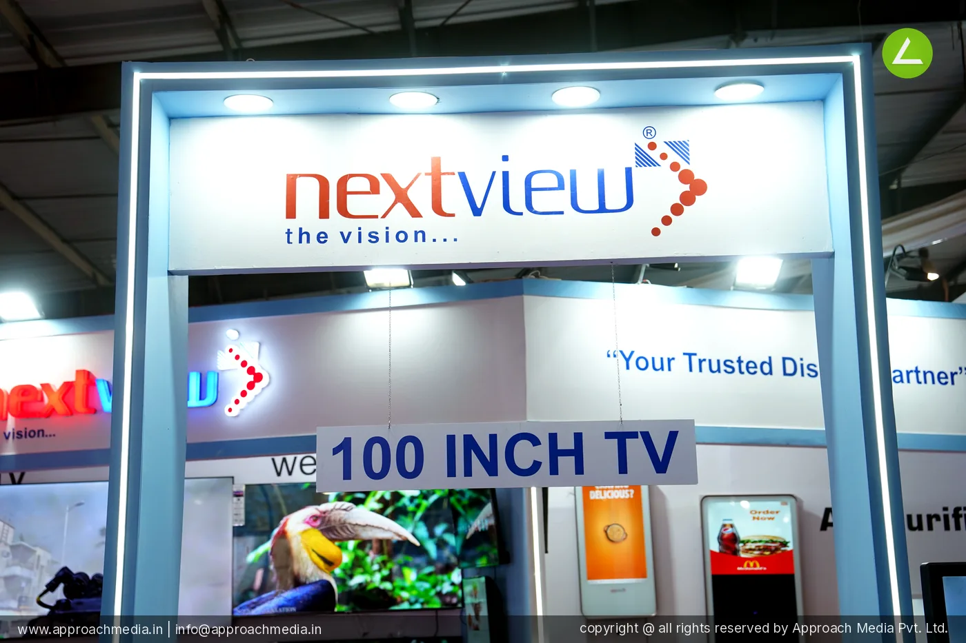 Next View 48 SQM 3 Side Open Stall Exhibition Stall Design at FITAG Tech Expo - IT Show, Gandhinagar 2025 photo 3