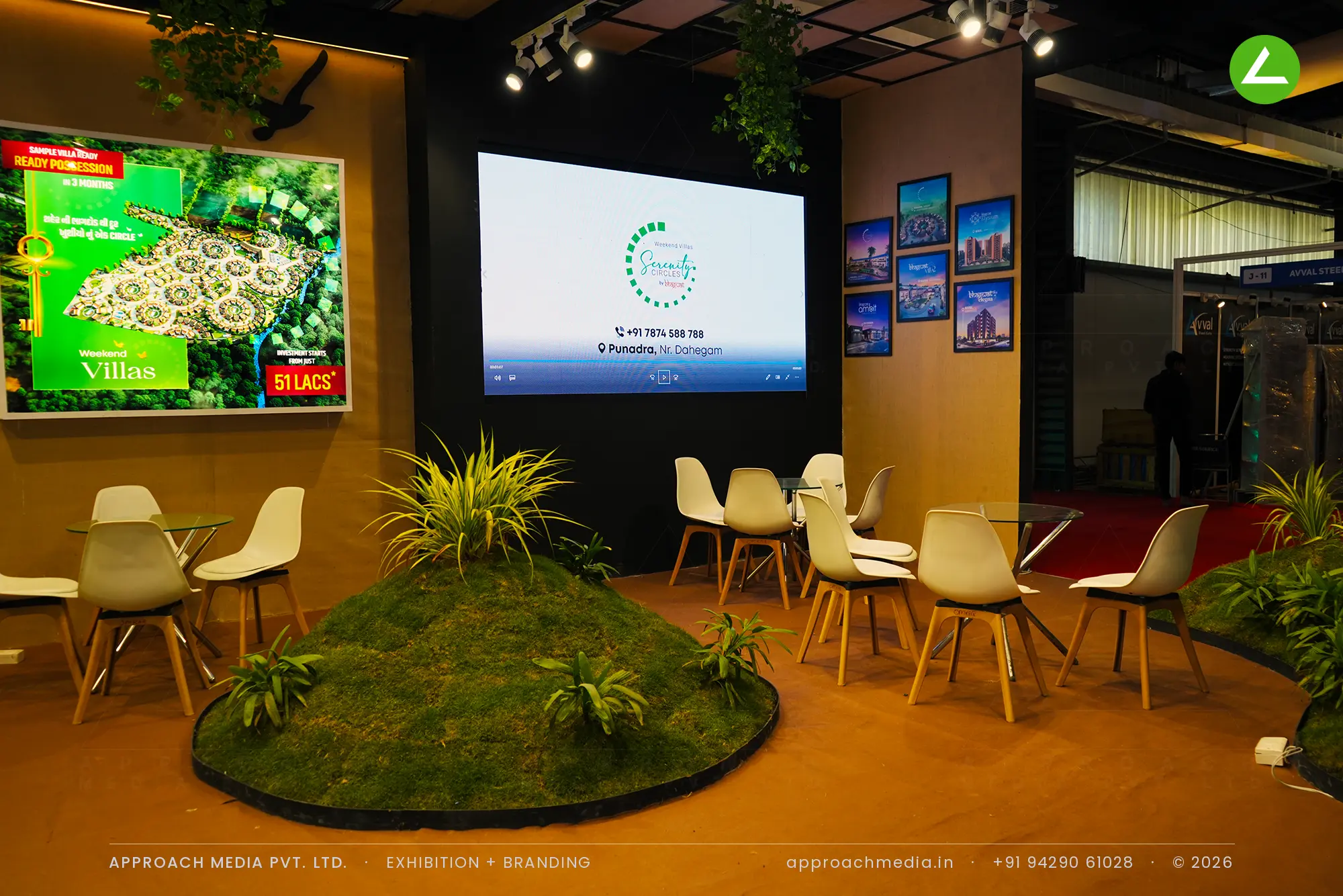 Serenity Circles by Bhagwat Realty: 72 sqm Exhibition Stall Design at GPBS Gandhinagar — photo 4