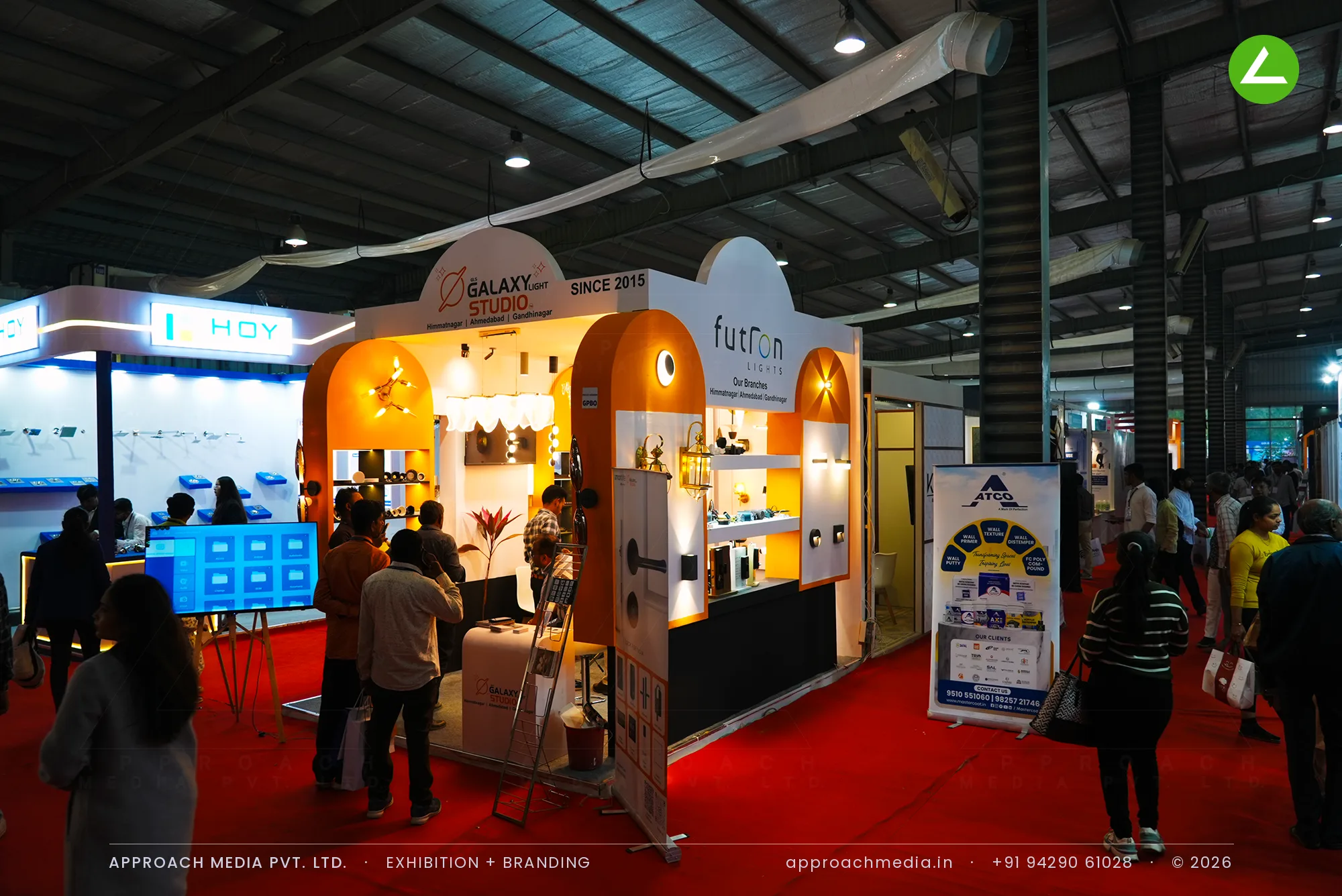 Galaxy Studio and Futron Lights — Exhibition Stall Design at GPBS Gandhinagar — photo 3