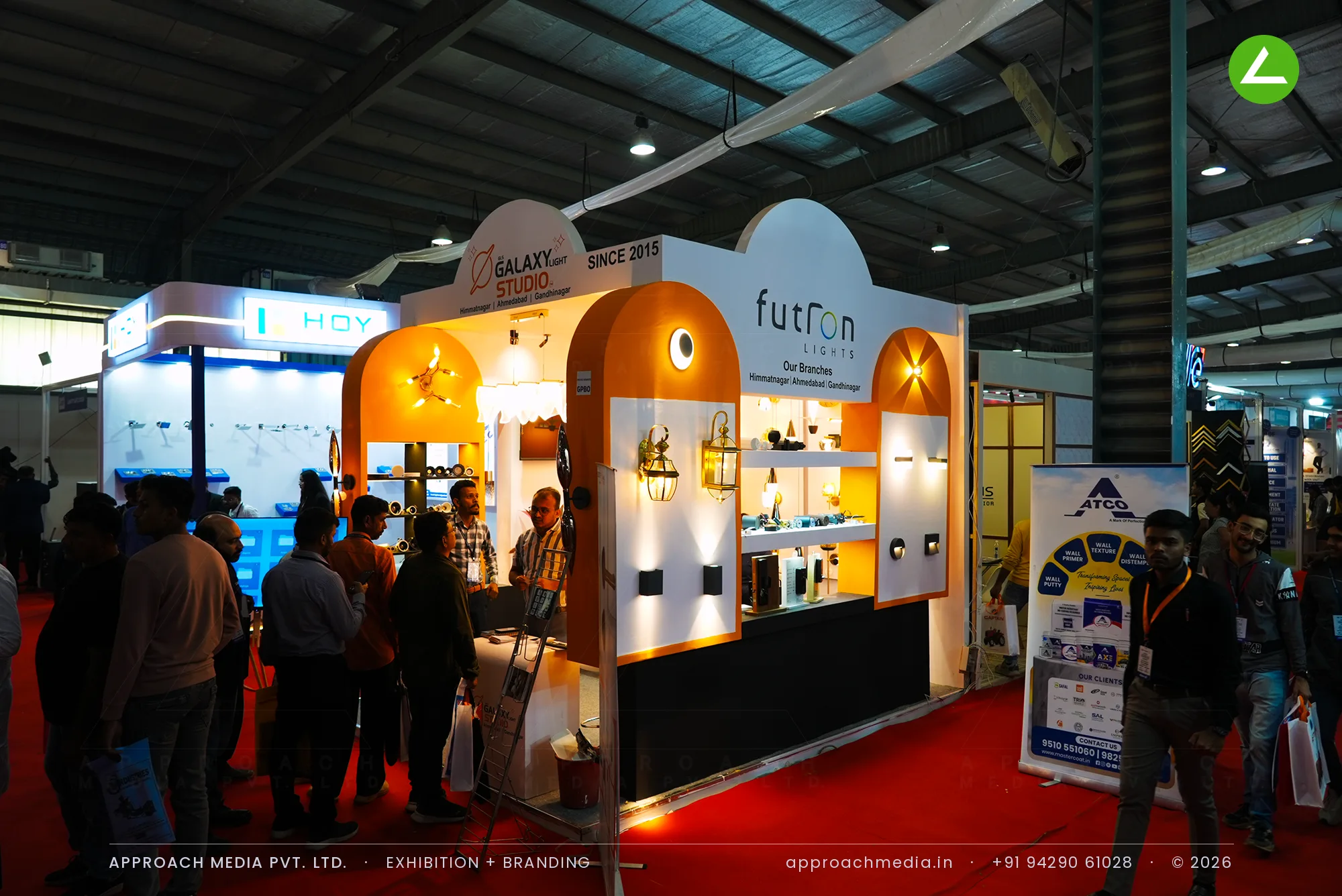 Galaxy Studio and Futron Lights — Exhibition Stall Design at GPBS Gandhinagar — photo 2